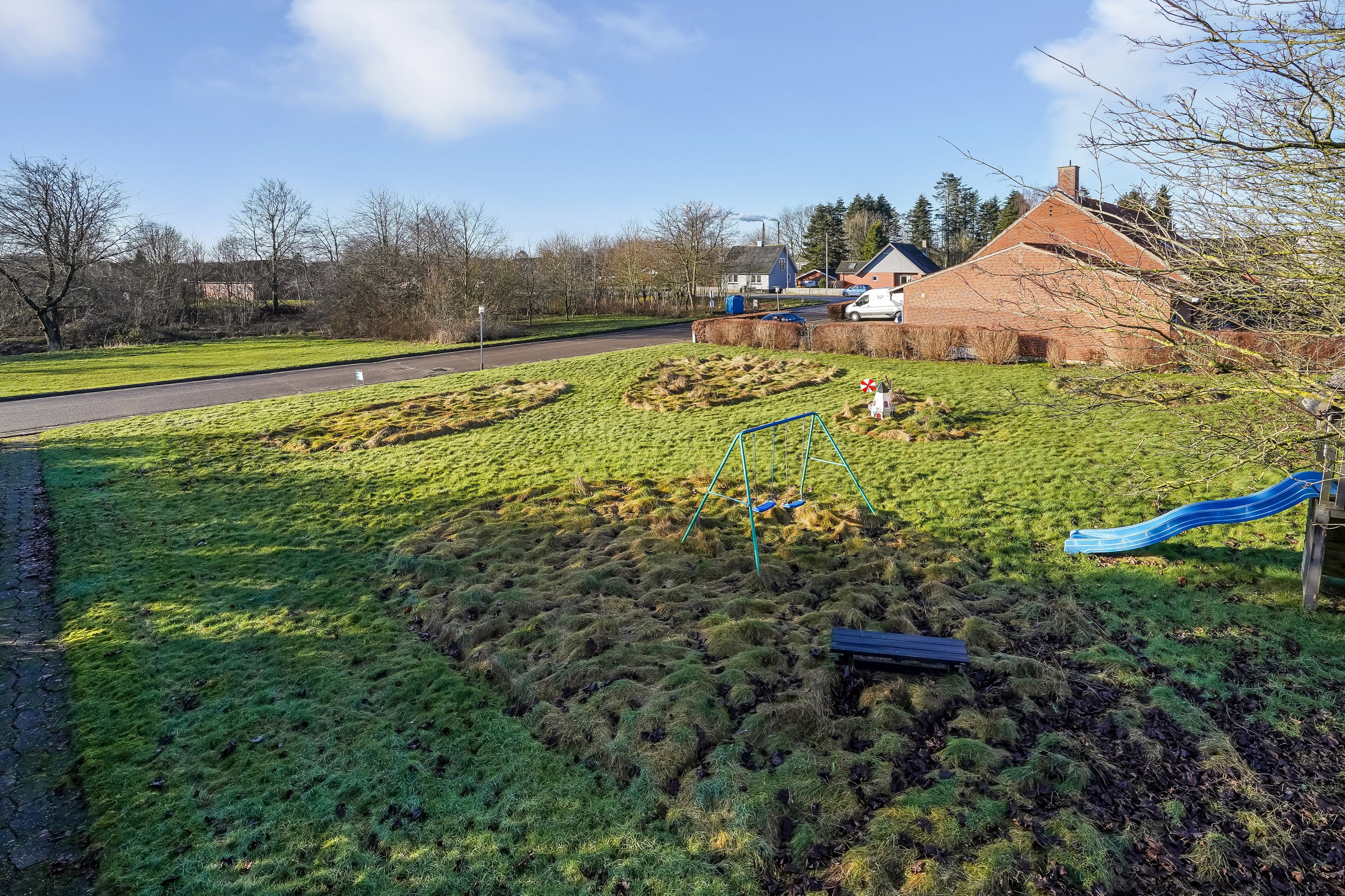 Fremhævet andet billede i fuldskærmstilstand. Billede af Åbrinken 3, Dortheasminde, 7171 Uldum