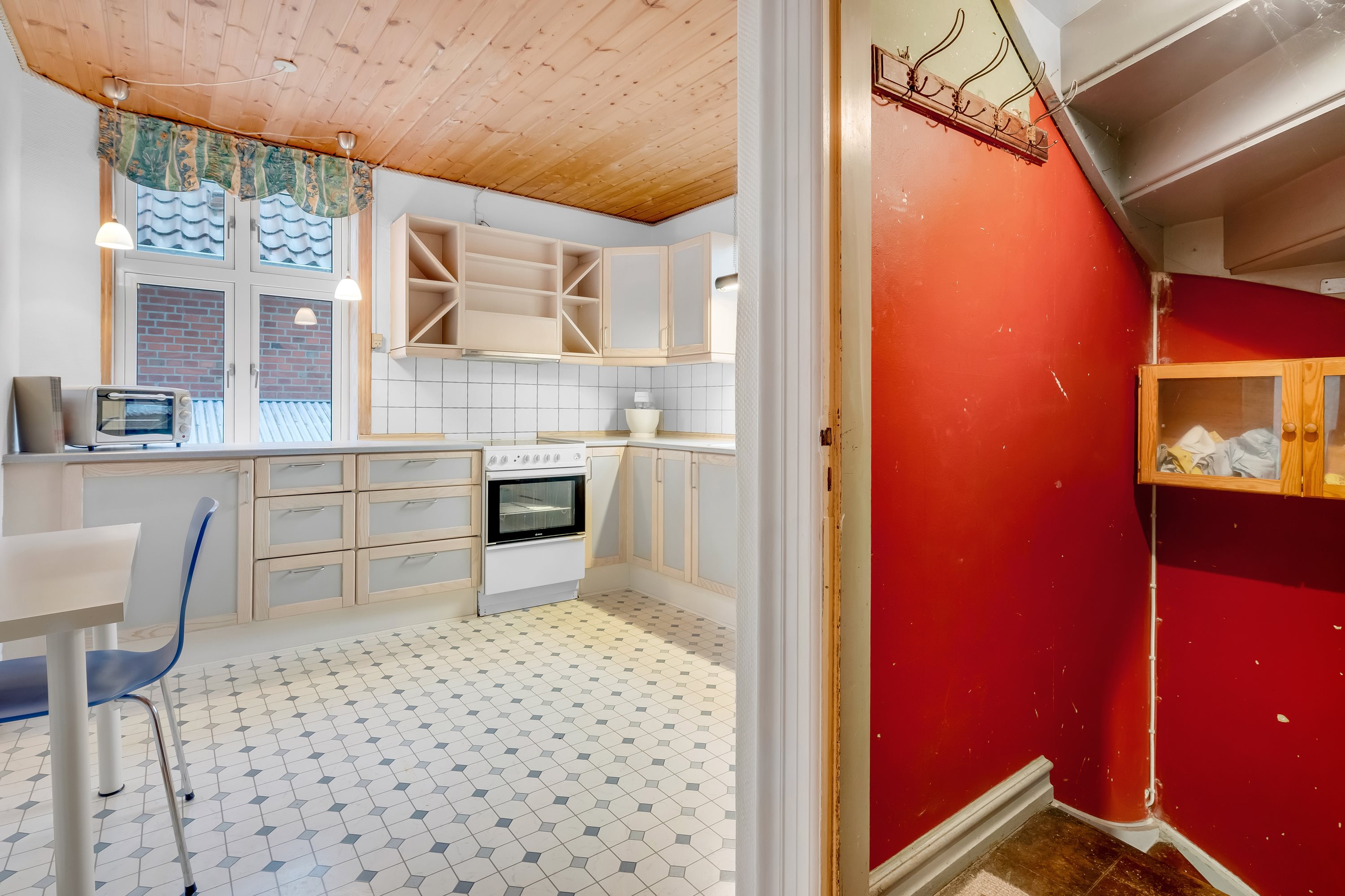 Fremhævet køkken billede i fuldskærmstilstand. Billede af Storegade 42, 7620 Lemvig