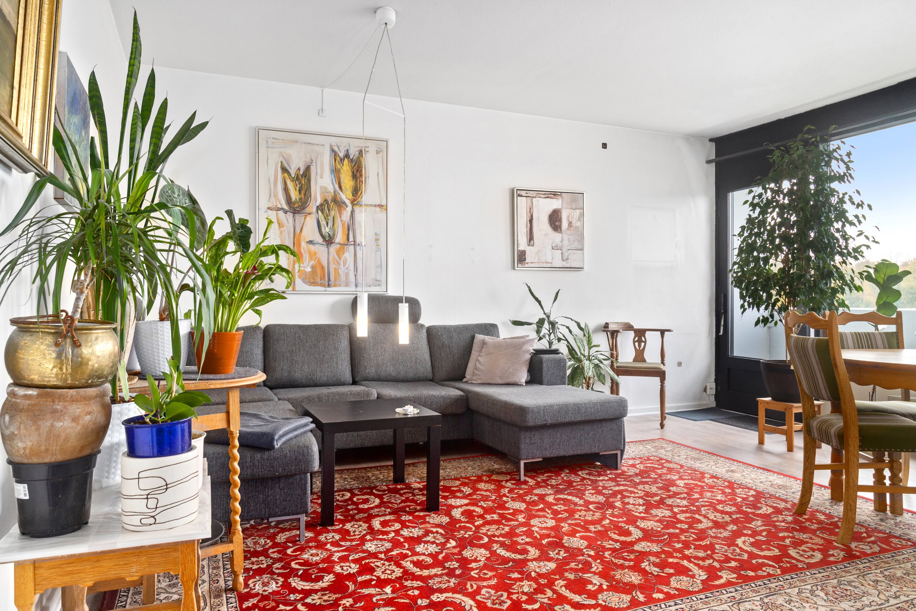 Fremhævet stue billede i fuldskærmstilstand. Billede af Grøndalsvej 62, 3. th., 8260 Viby J