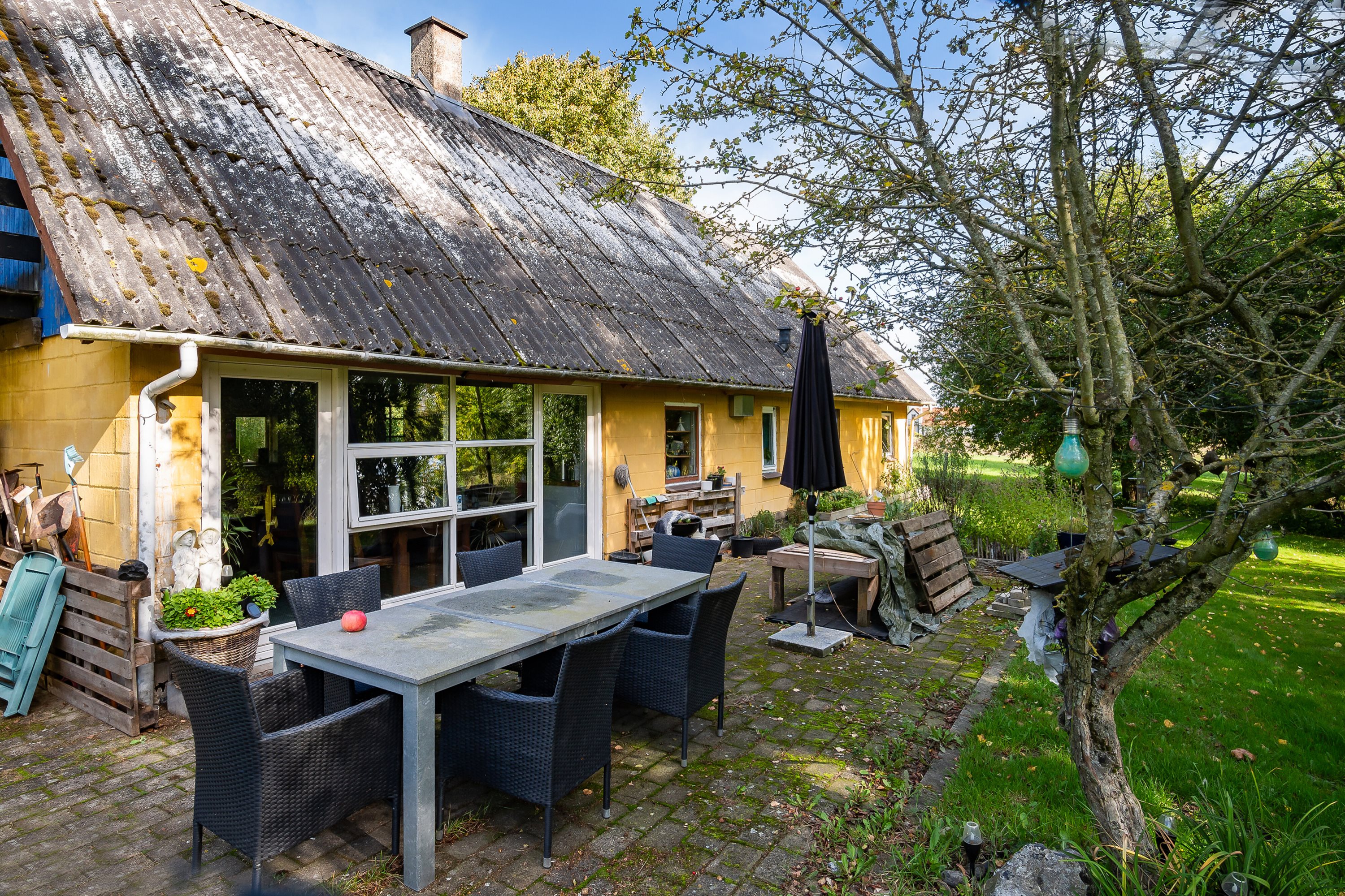 Fremhævet terrasse billede i fuldskærmstilstand. Billede af Stubberupvej 14, 8723 Løsning