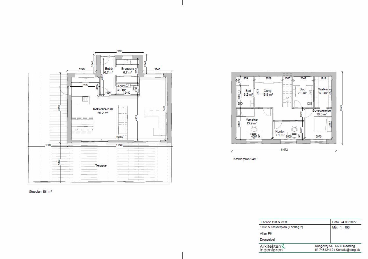 Plantegninger billede af Drosselvej 13A, 6640 Lunderskov