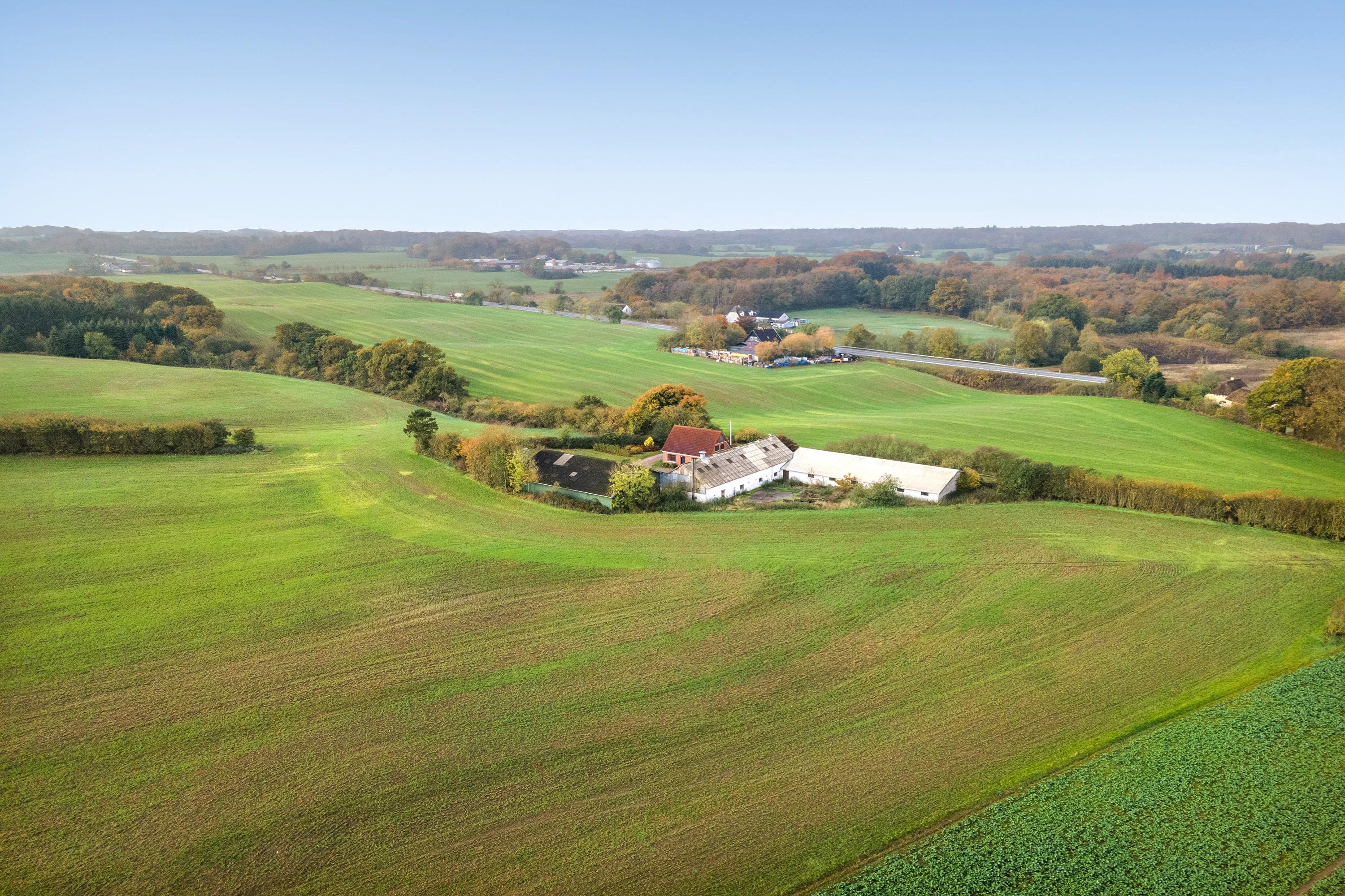 Miniaturebillede 2: luftfoto. Billede af Hoptrup Hovedgade 75, 6100 Haderslev