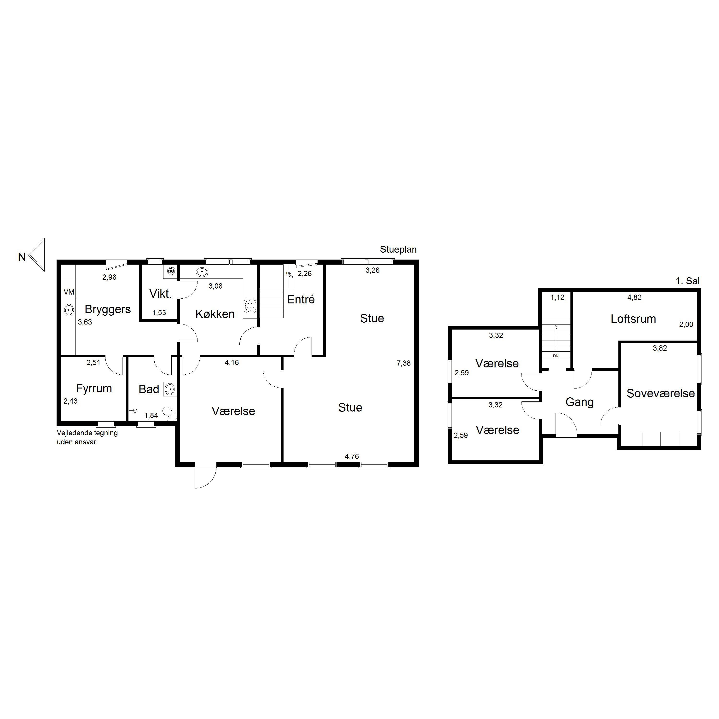 Plantegninger billede af Hoptrup Hovedgade 75, 6100 Haderslev