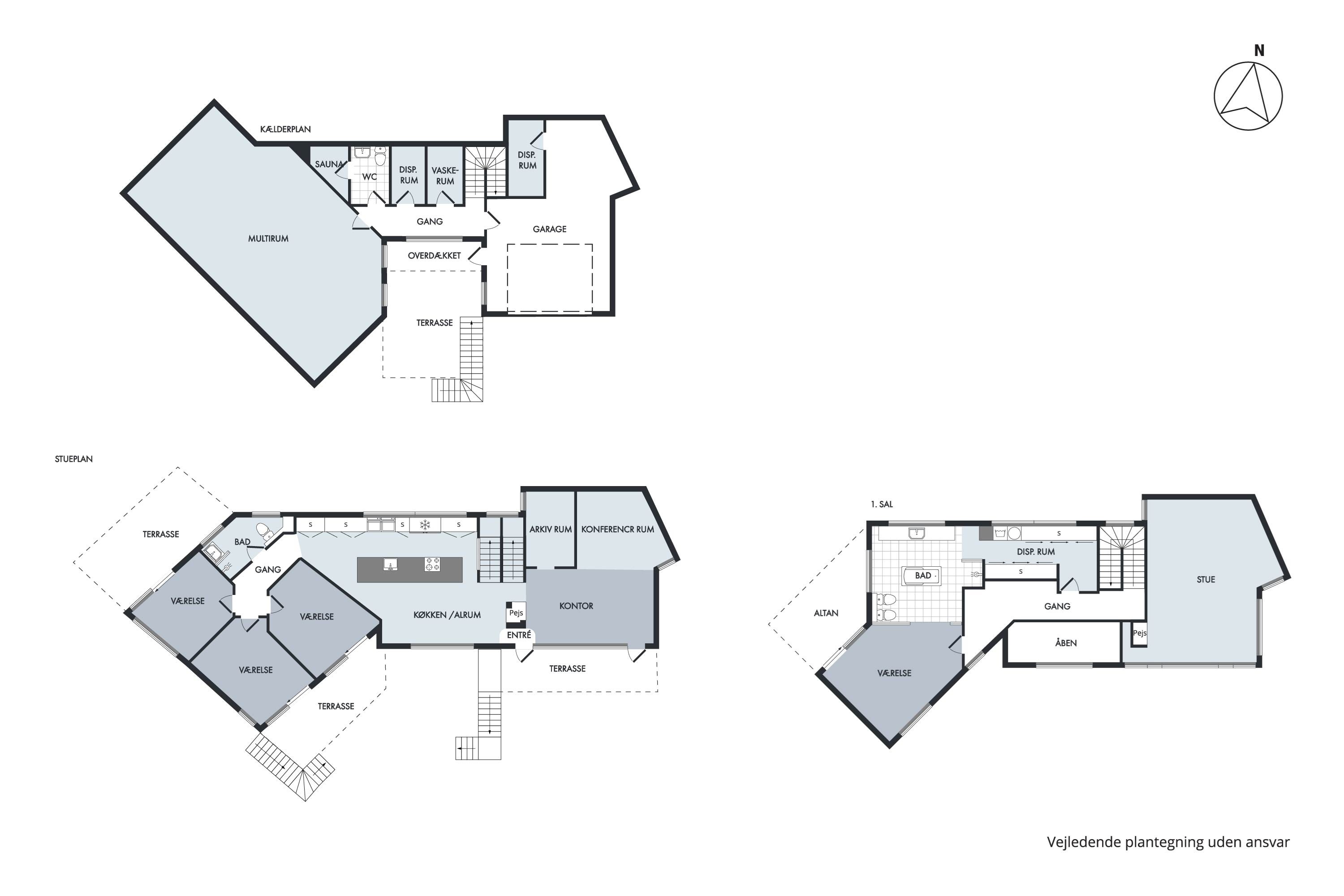 Plantegninger billede af Gåsebakken 48, Ugelbølle, 8410 Rønde