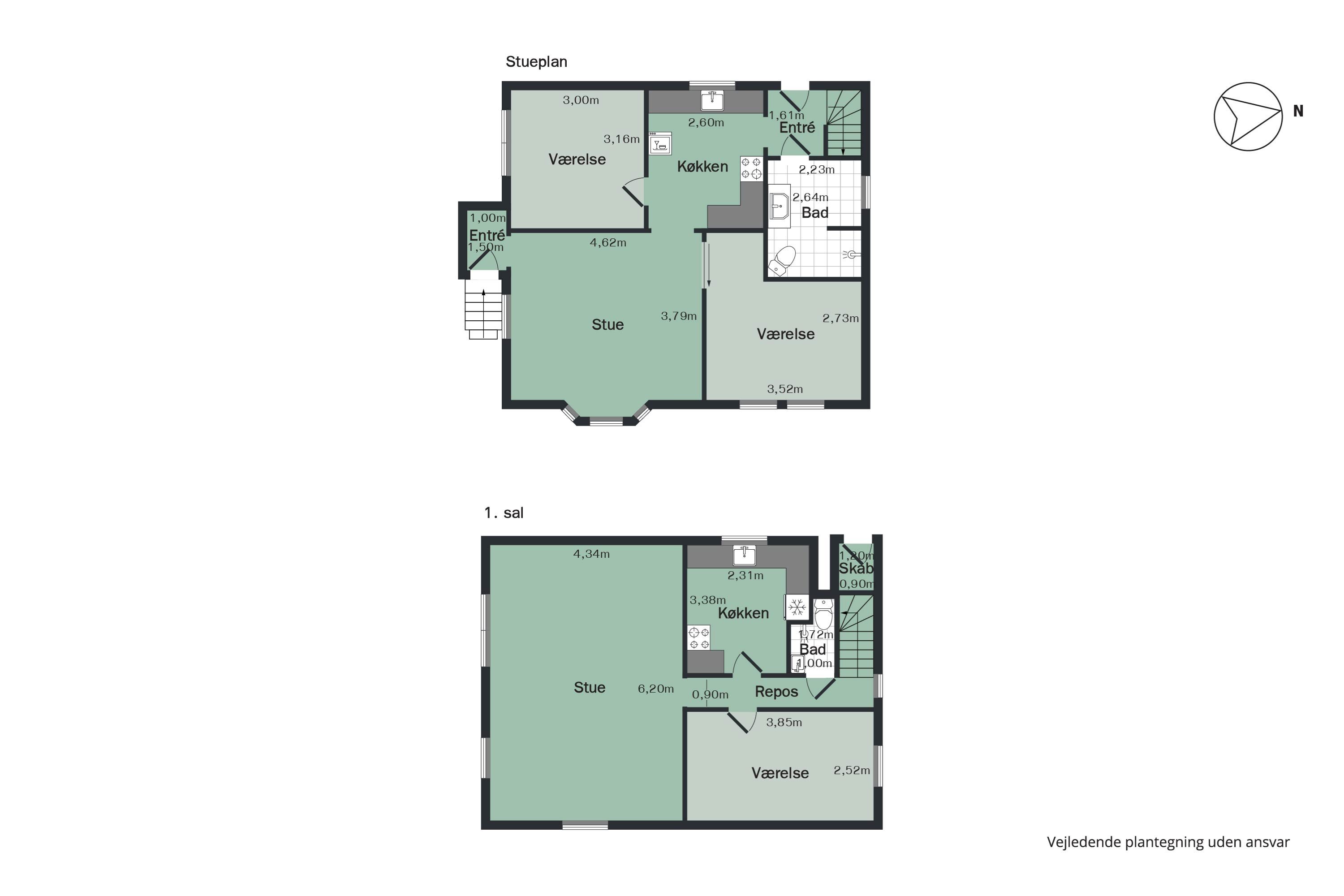 Plantegninger billede af Hostrupvej 65A, 9500 Hobro