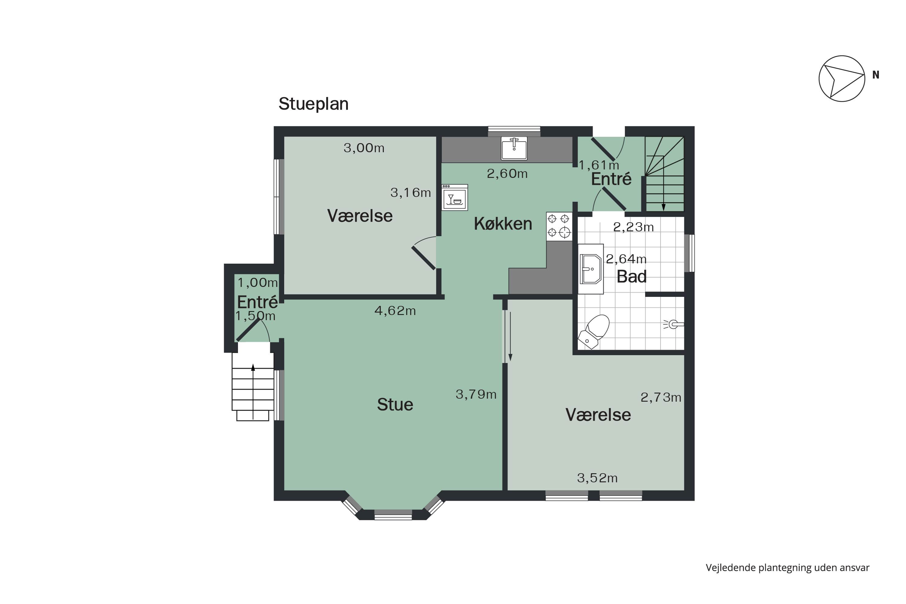 Plantegninger billede af Hostrupvej 65A, 9500 Hobro