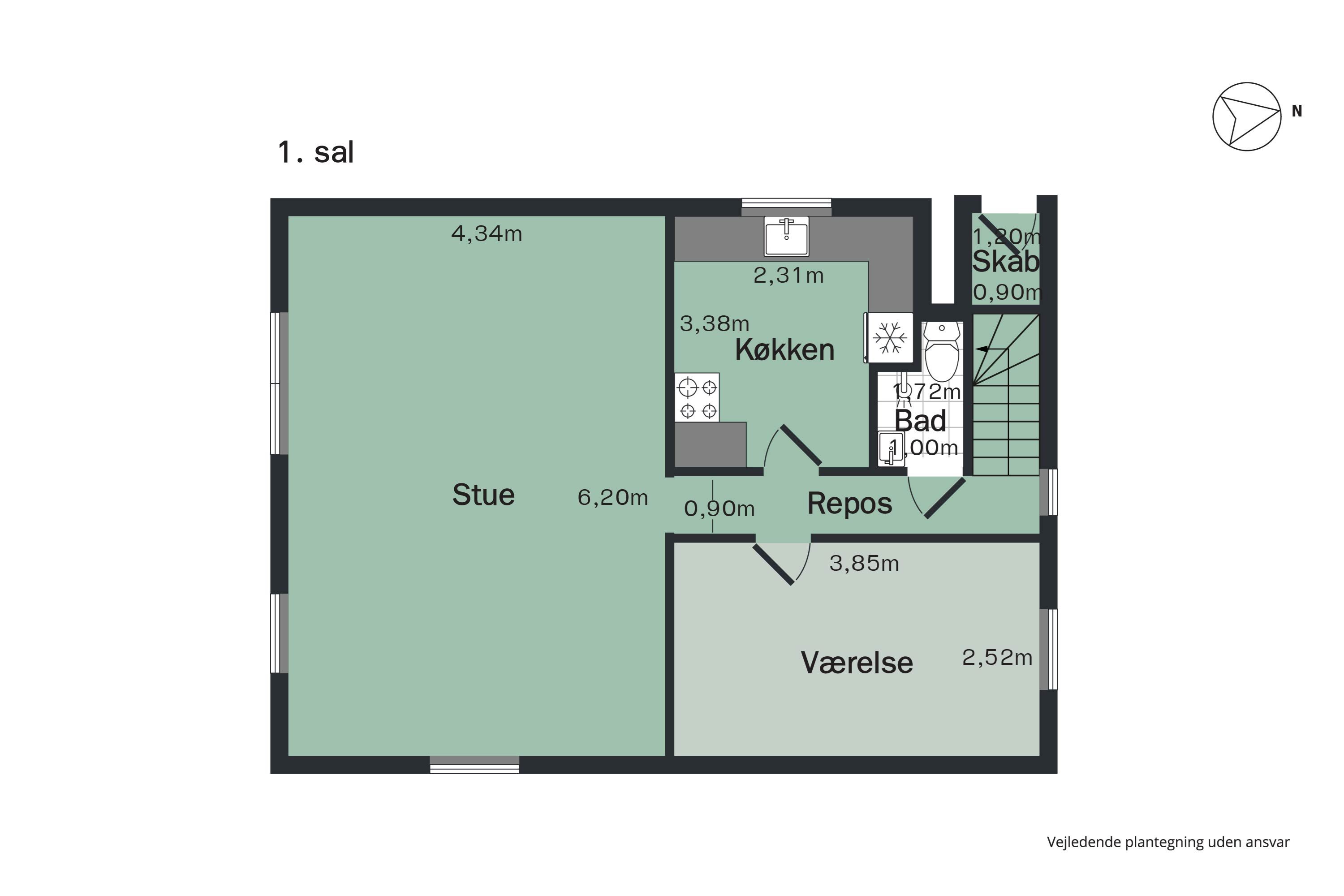 Plantegninger billede af Hostrupvej 65A, 9500 Hobro