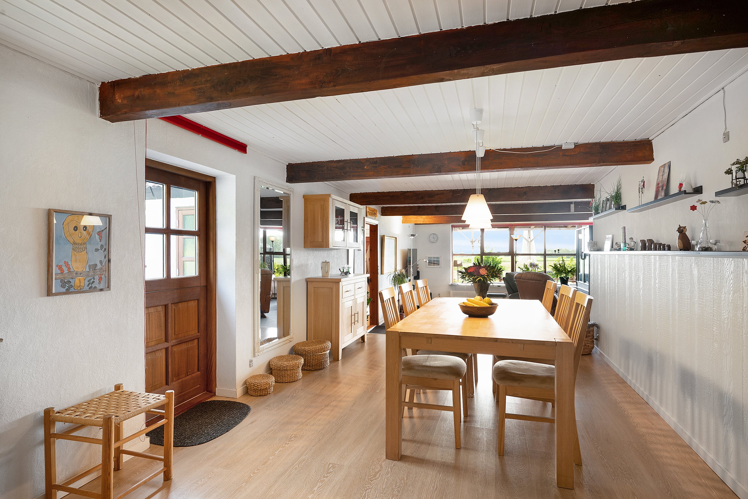 Fremhævet spisestue billede i fuldskærmstilstand. Billede af Mamrelundsvej 2, Vejlby, 8961 Allingåbro