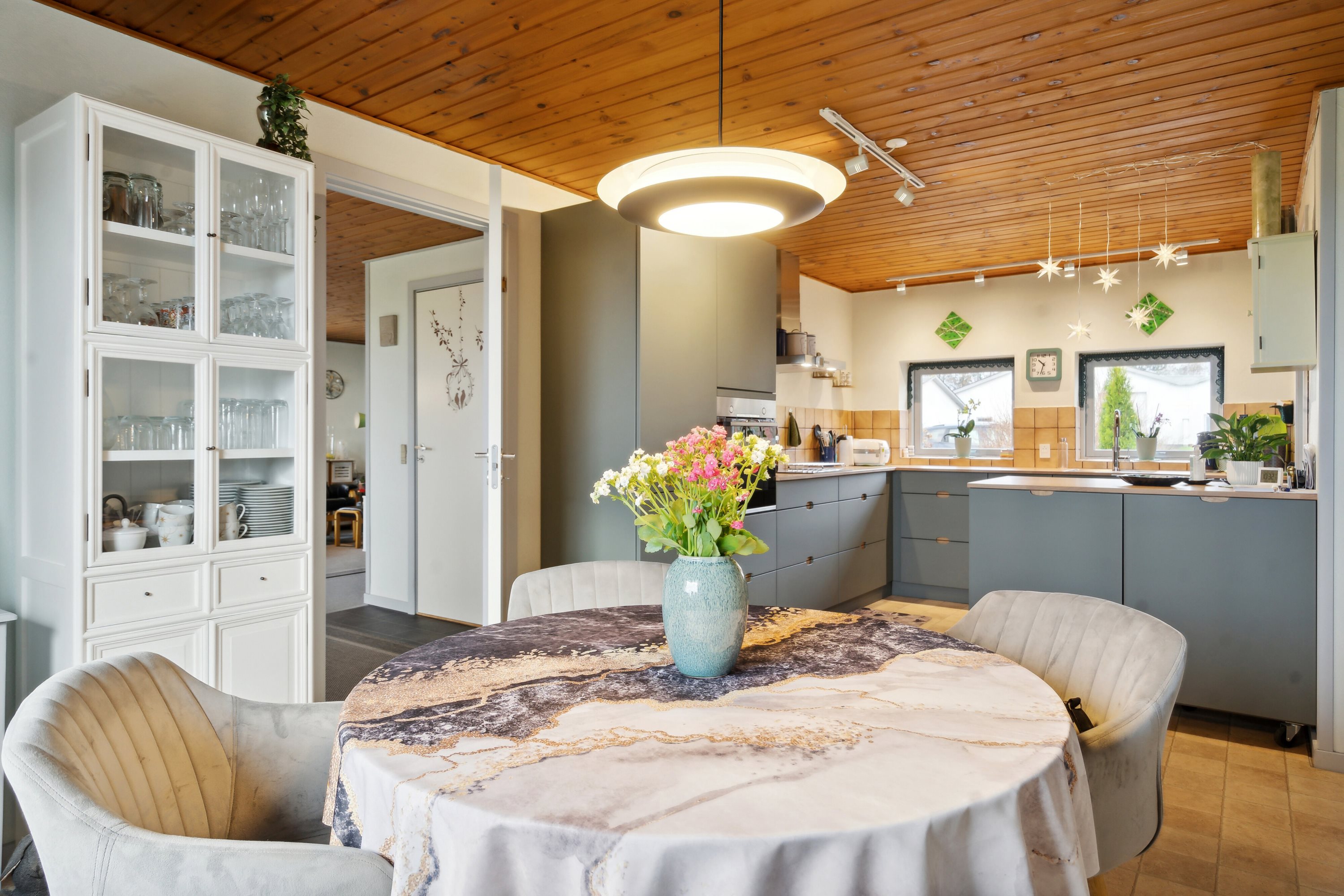 Fremhævet spisestue billede i fuldskærmstilstand. Billede af Hvilhusevej 14, Tørring, 8983 Gjerlev J