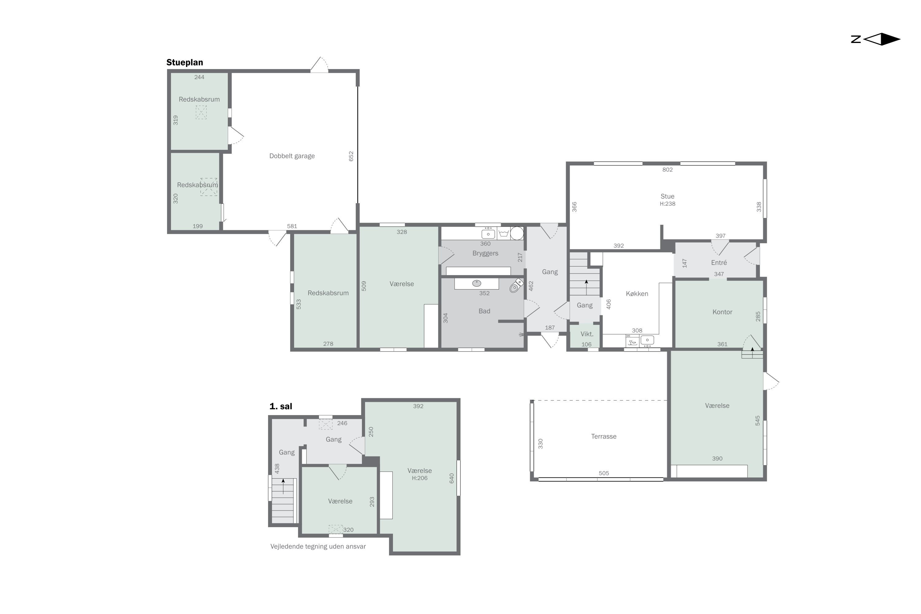Plantegninger billede af Borgergade 14, Koldby, 7752 Snedsted