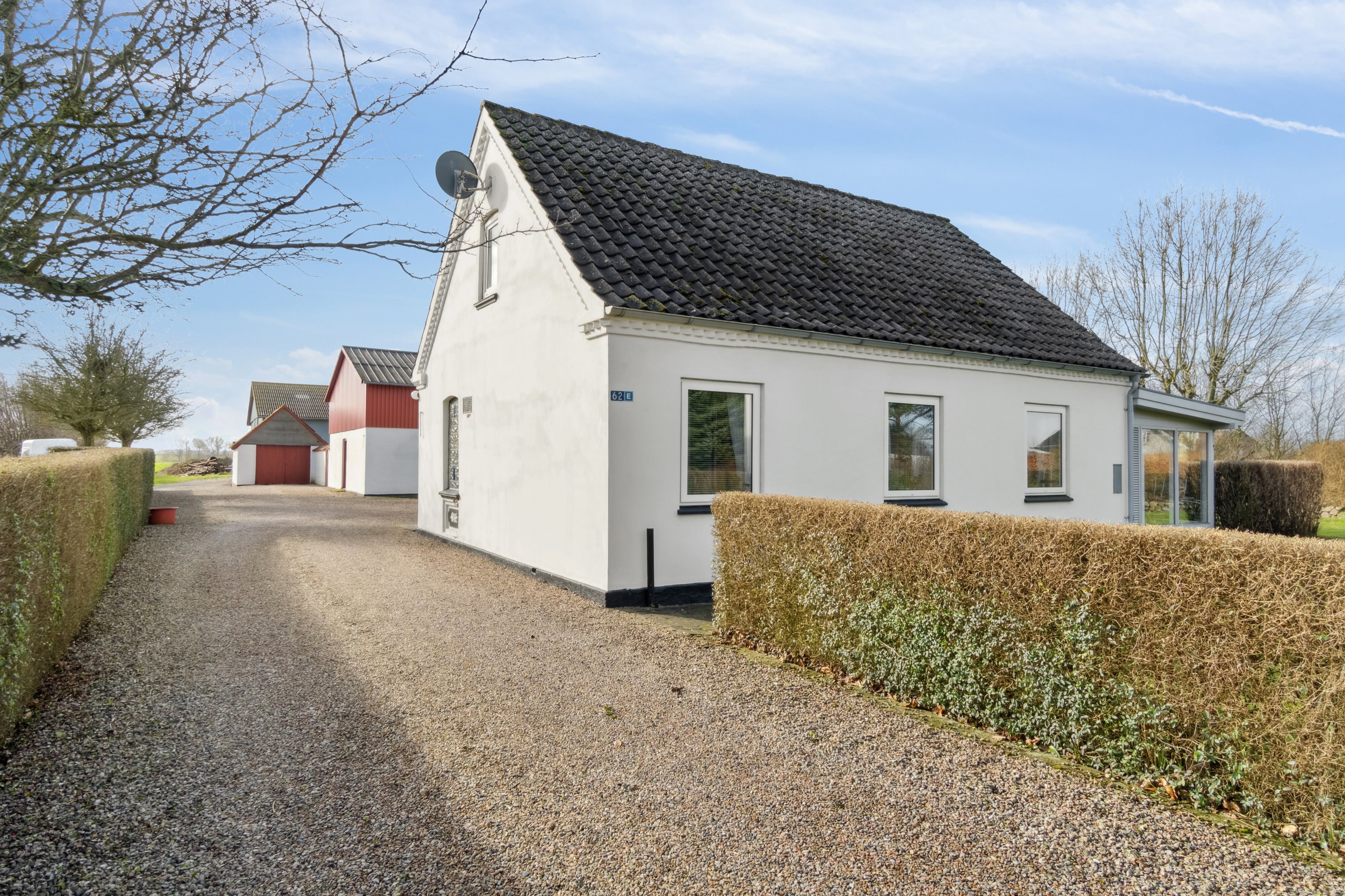 Fremhævet udendørs billede i fuldskærmstilstand. Billede af Flinterupvej 62E, 4480 Store Fuglede