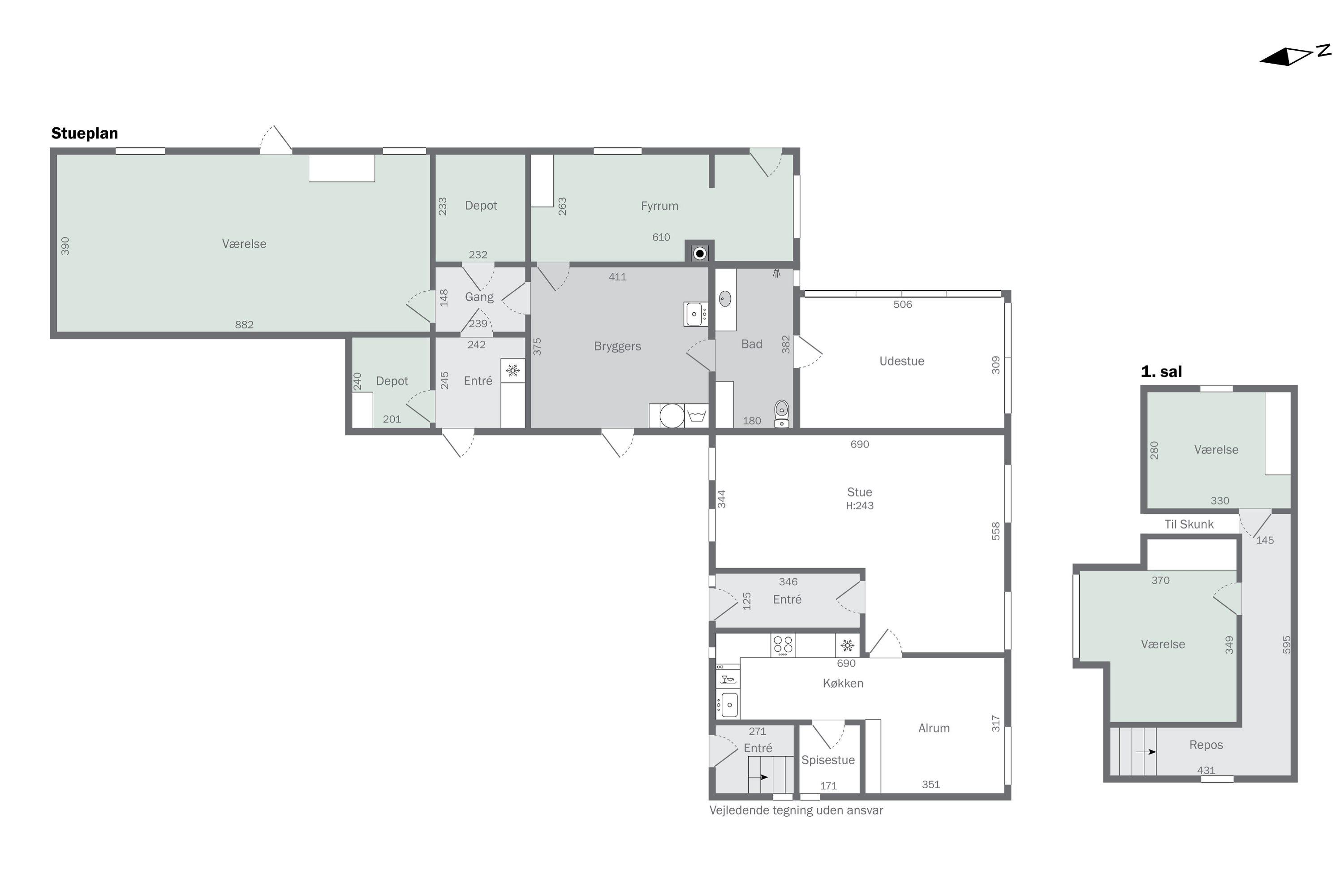 Plantegninger billede af Flinterupvej 62E, 4480 Store Fuglede
