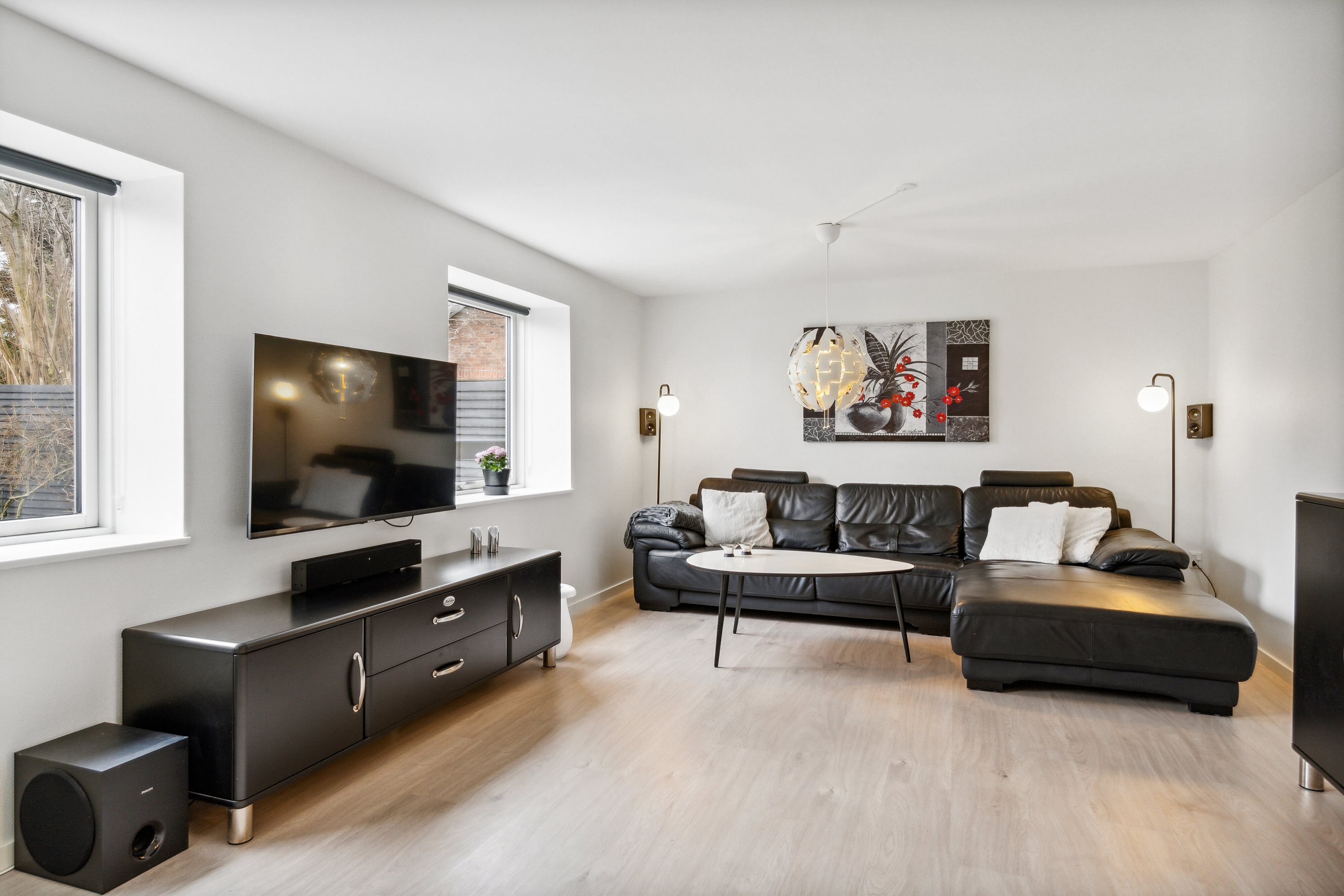 Fremhævet stue billede i fuldskærmstilstand. Billede af Vandværksvej 9B, Hornum, 9600 Aars