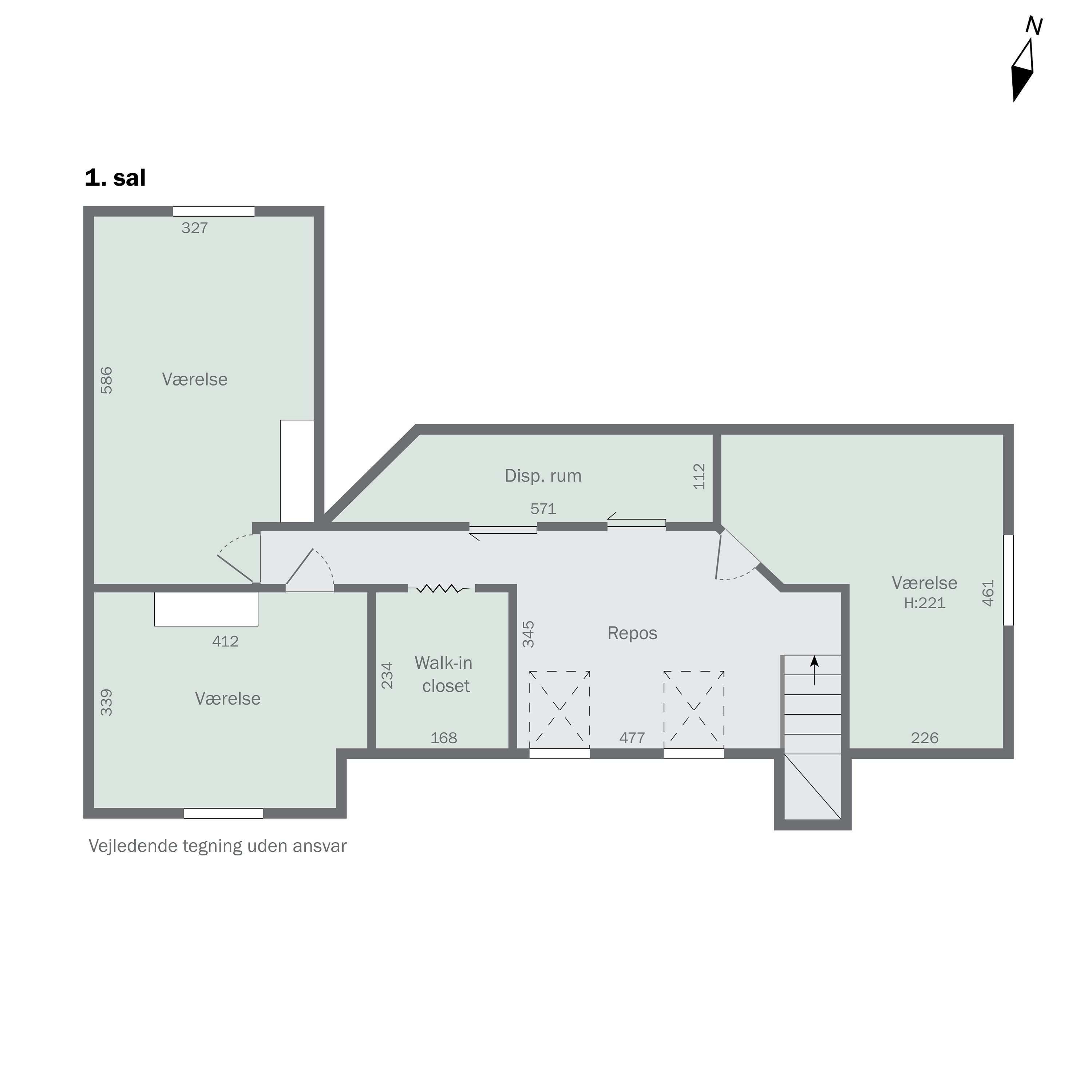 Plantegninger billede af Vandværksvej 9B, Hornum, 9600 Aars