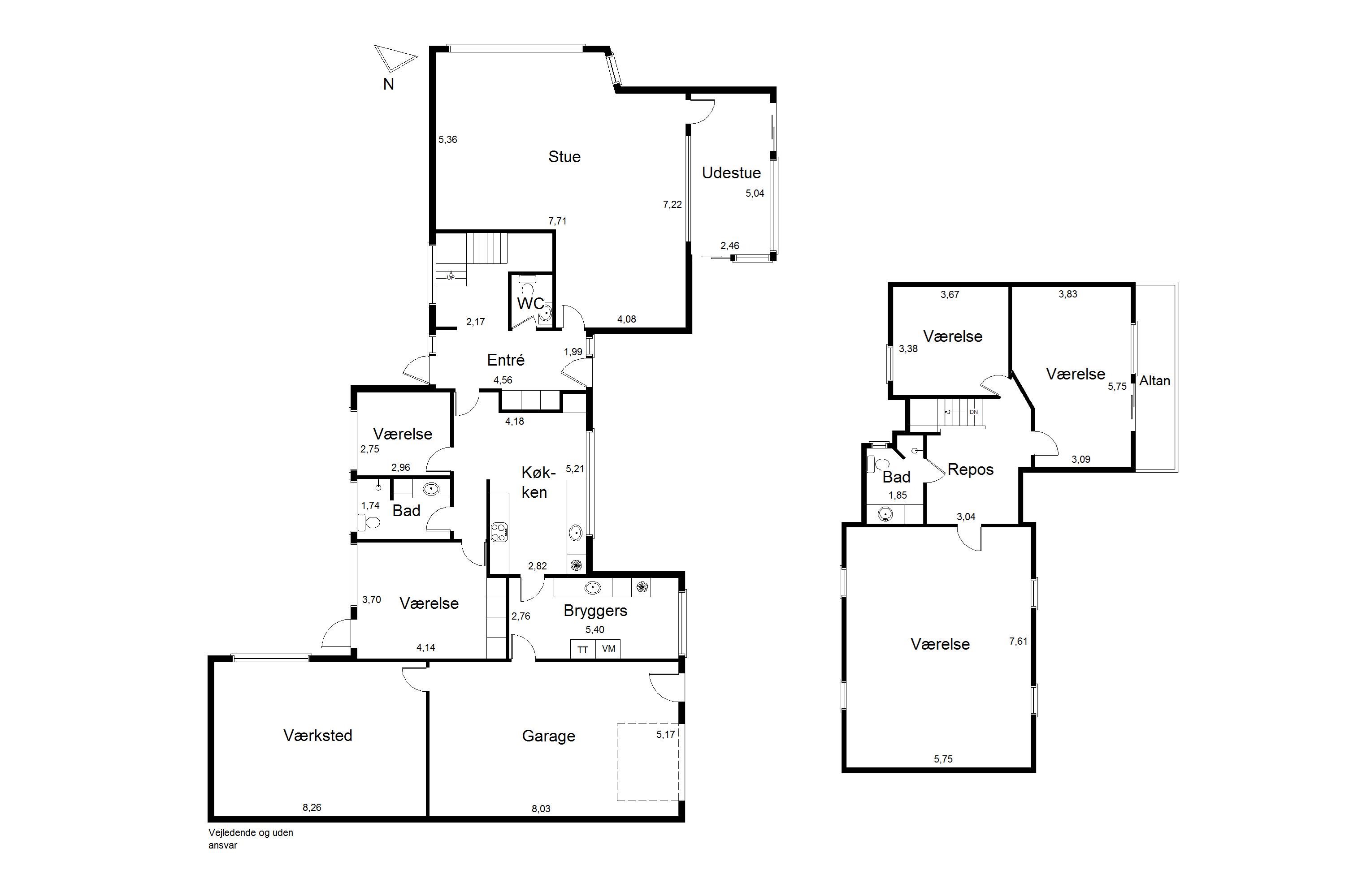 Plantegninger billede af Brøndenvej 11, 9750 Østervrå