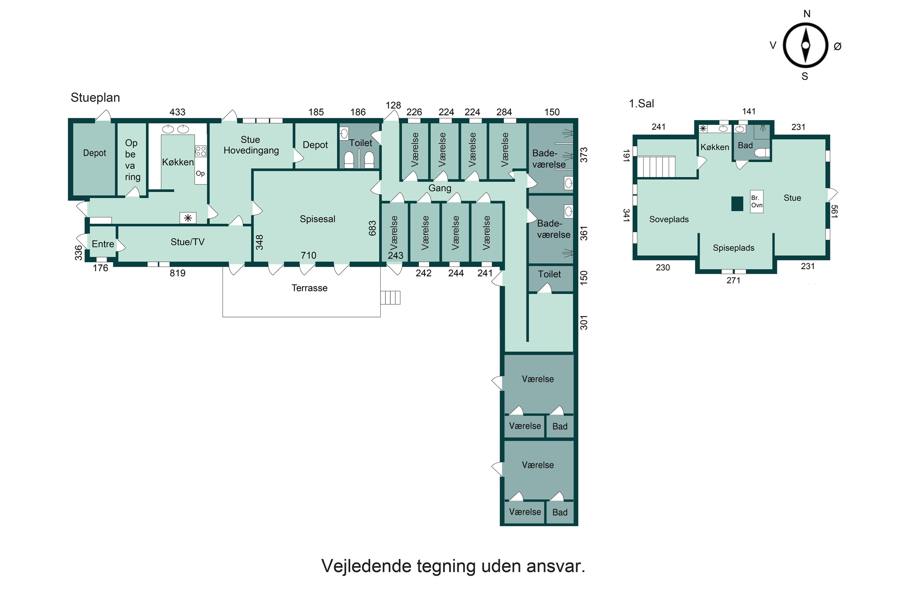 Plantegninger billede af Vestre Kirkevej 2, Hjarnø, 7130 Juelsminde
