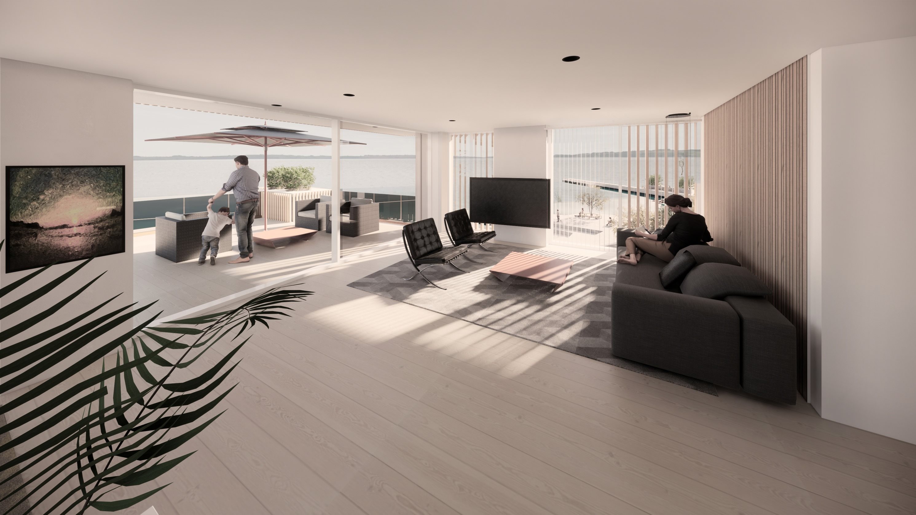 Miniaturebillede 2: stue. Billede af Sydhavnsvej 2F, 1. tv., 7700 Thisted