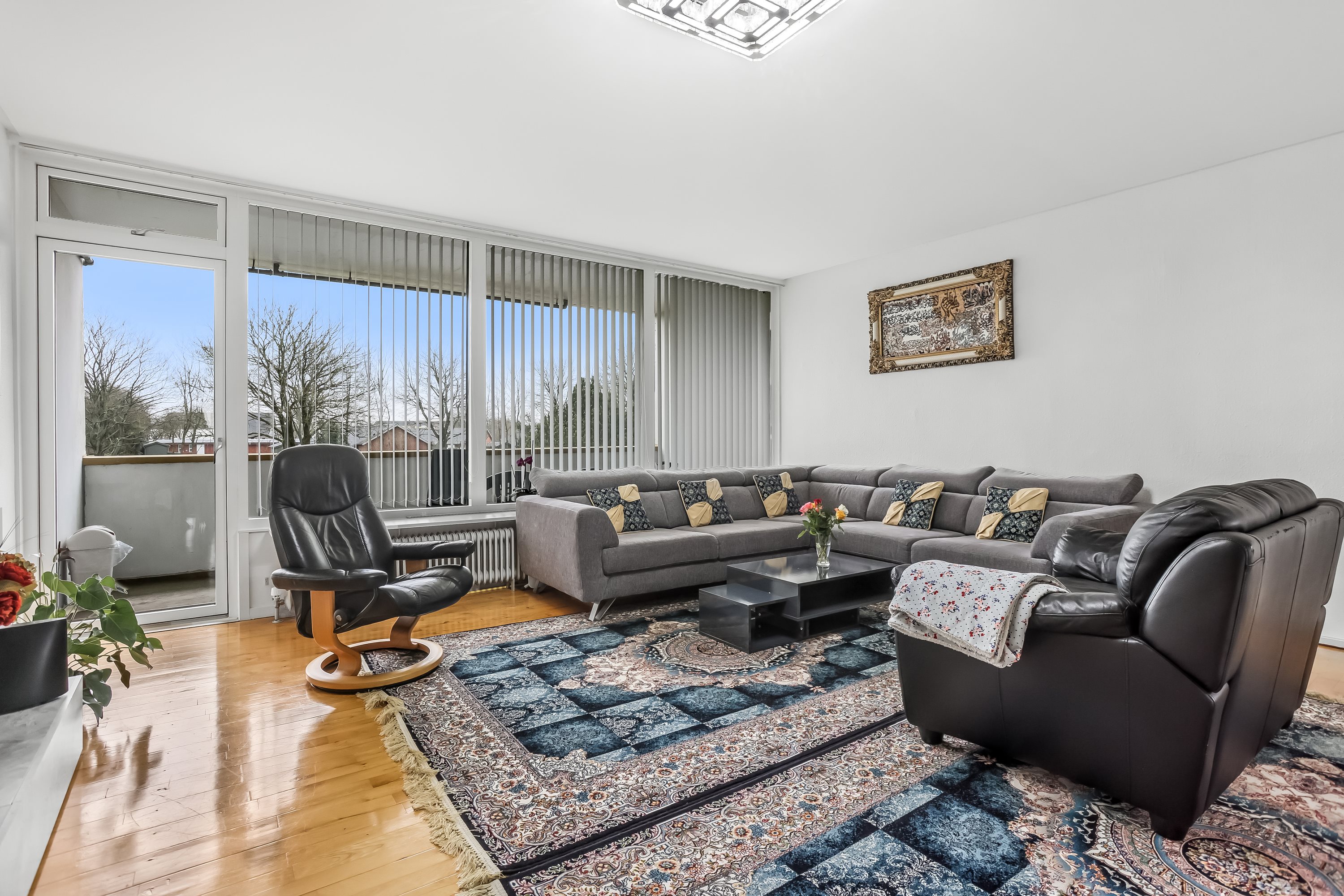 Fremhævet stue billede i fuldskærmstilstand. Billede af Pebermyntevej 9, 1. tv., 8800 Viborg