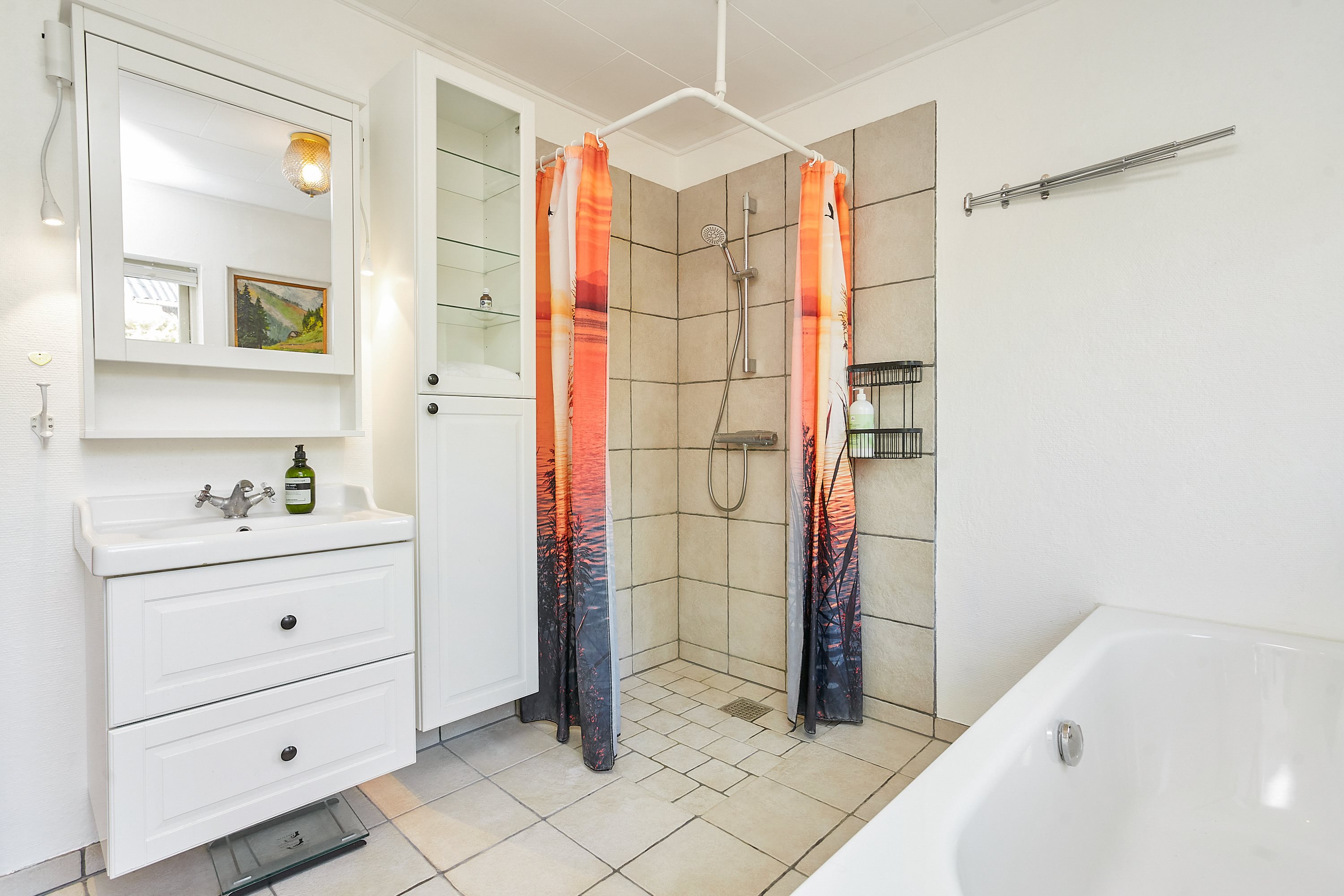 Fremhævet badeværelse billede i fuldskærmstilstand. Billede af Birkevej 7, 8783 Hornsyld