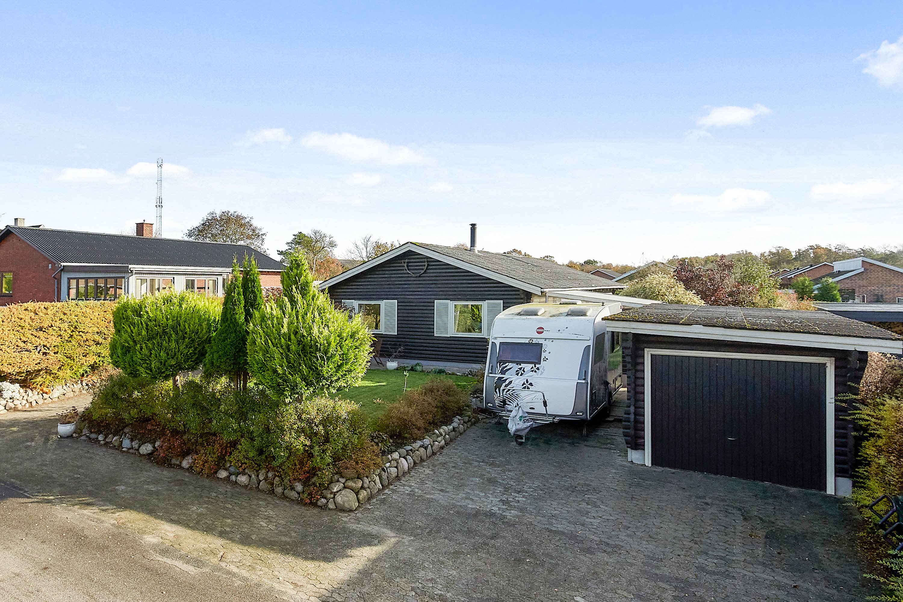 Fremhævet ejendommen billede i fuldskærmstilstand. Billede af Birkevej 7, 8783 Hornsyld