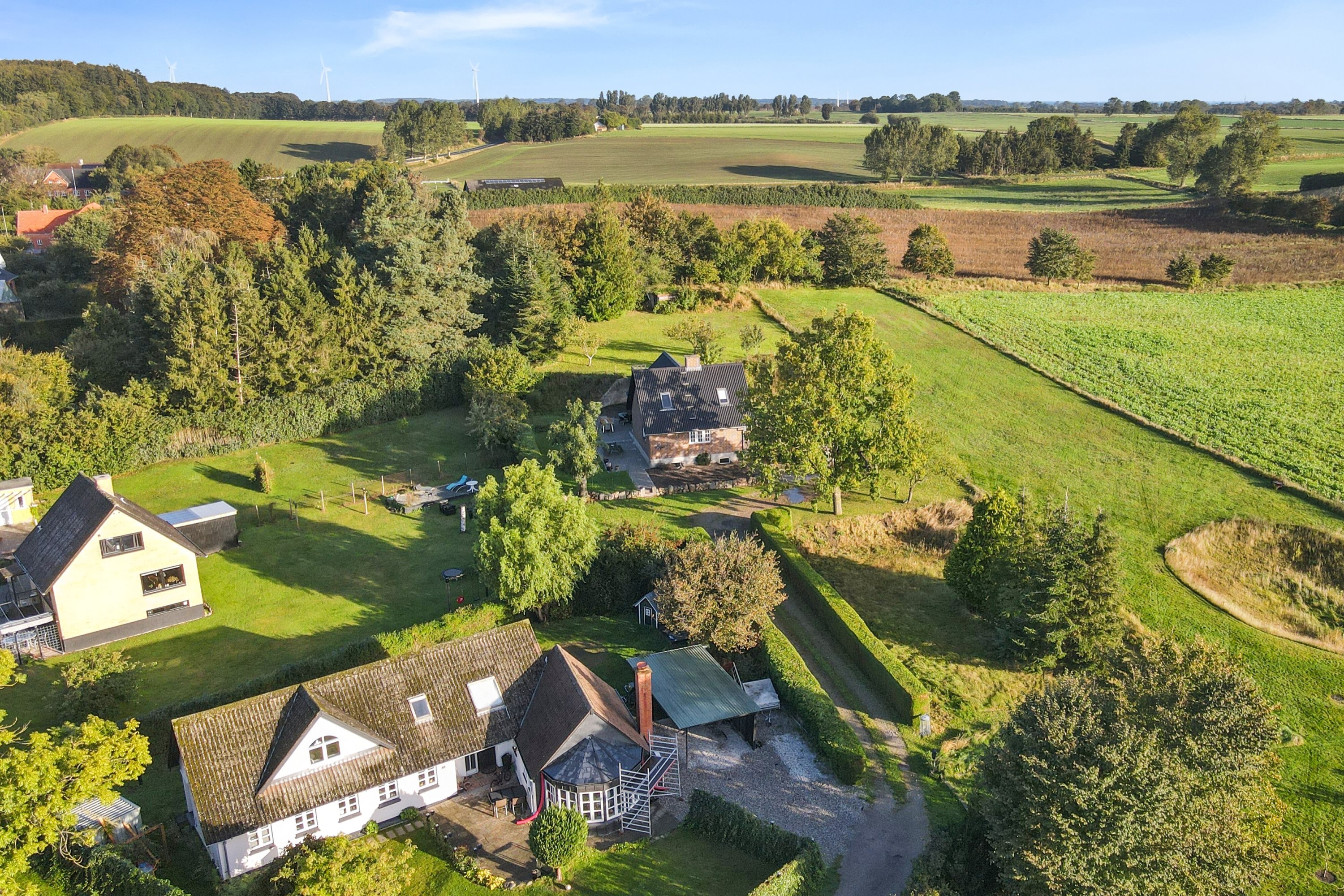 Fremhævet luftfoto billede i fuldskærmstilstand. Billede af Bystævnet 14, Bederslev, 5450 Otterup