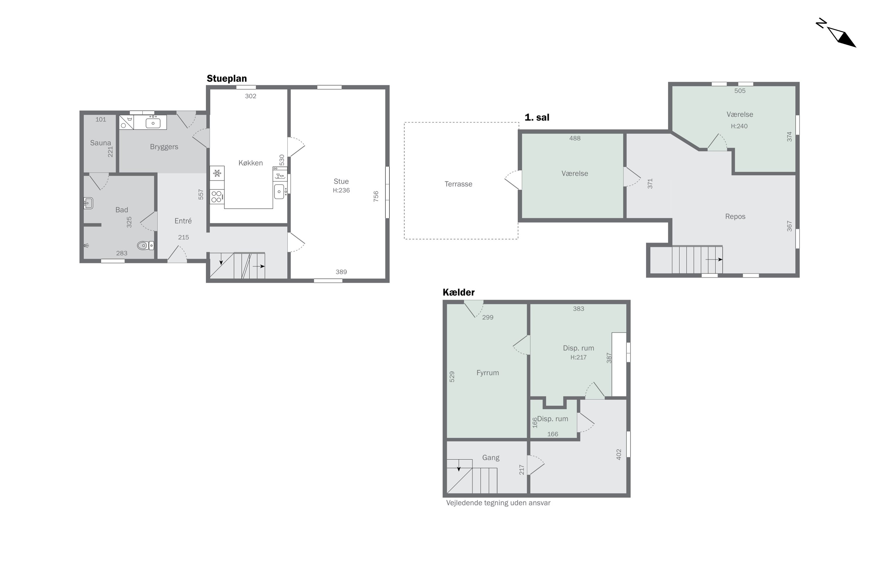 Plantegninger billede af Bystævnet 14, Bederslev, 5450 Otterup
