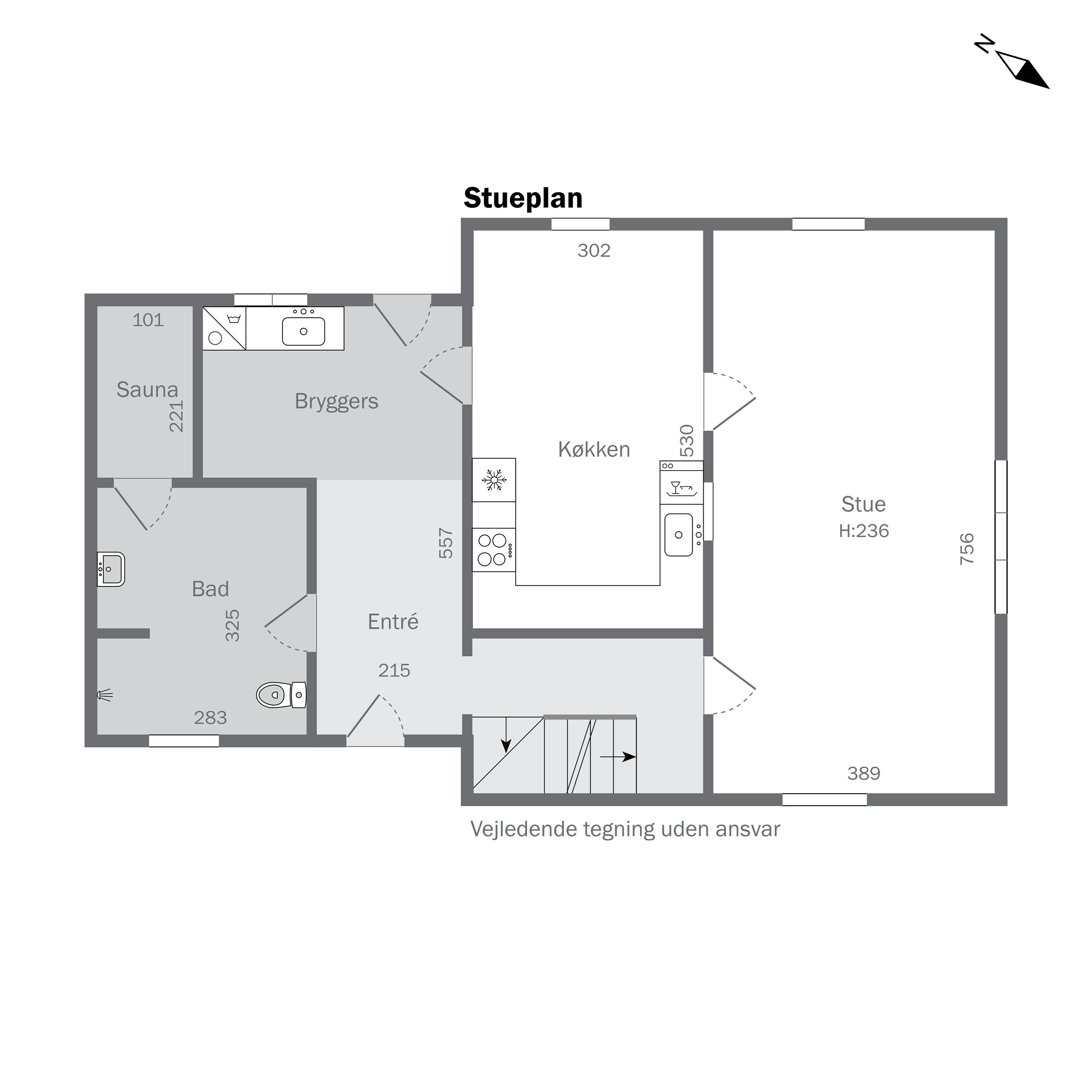 Plantegninger billede af Bystævnet 14, Bederslev, 5450 Otterup