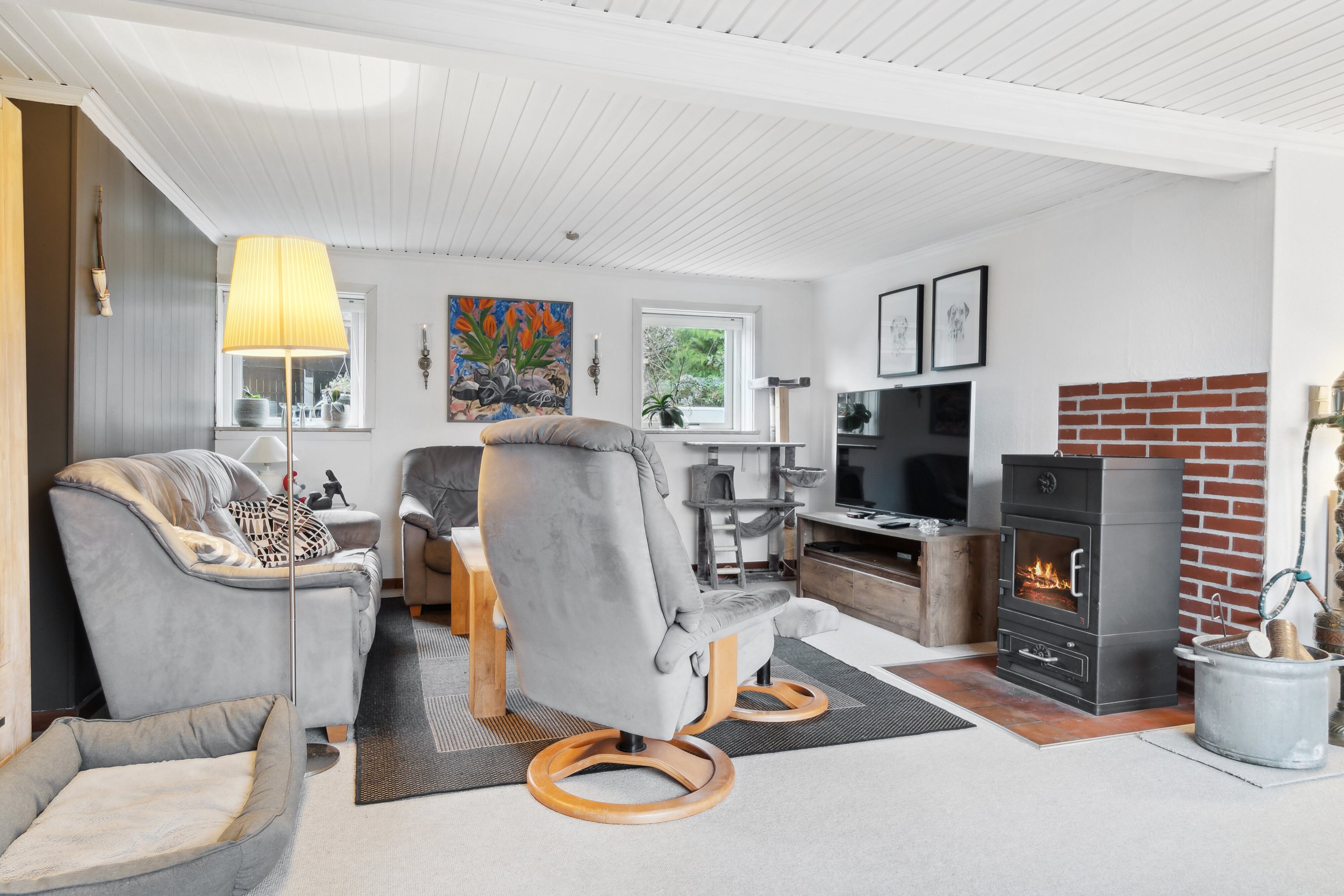 Fremhævet stue billede i fuldskærmstilstand. Billede af Nyborgvej 25, 5550 Langeskov