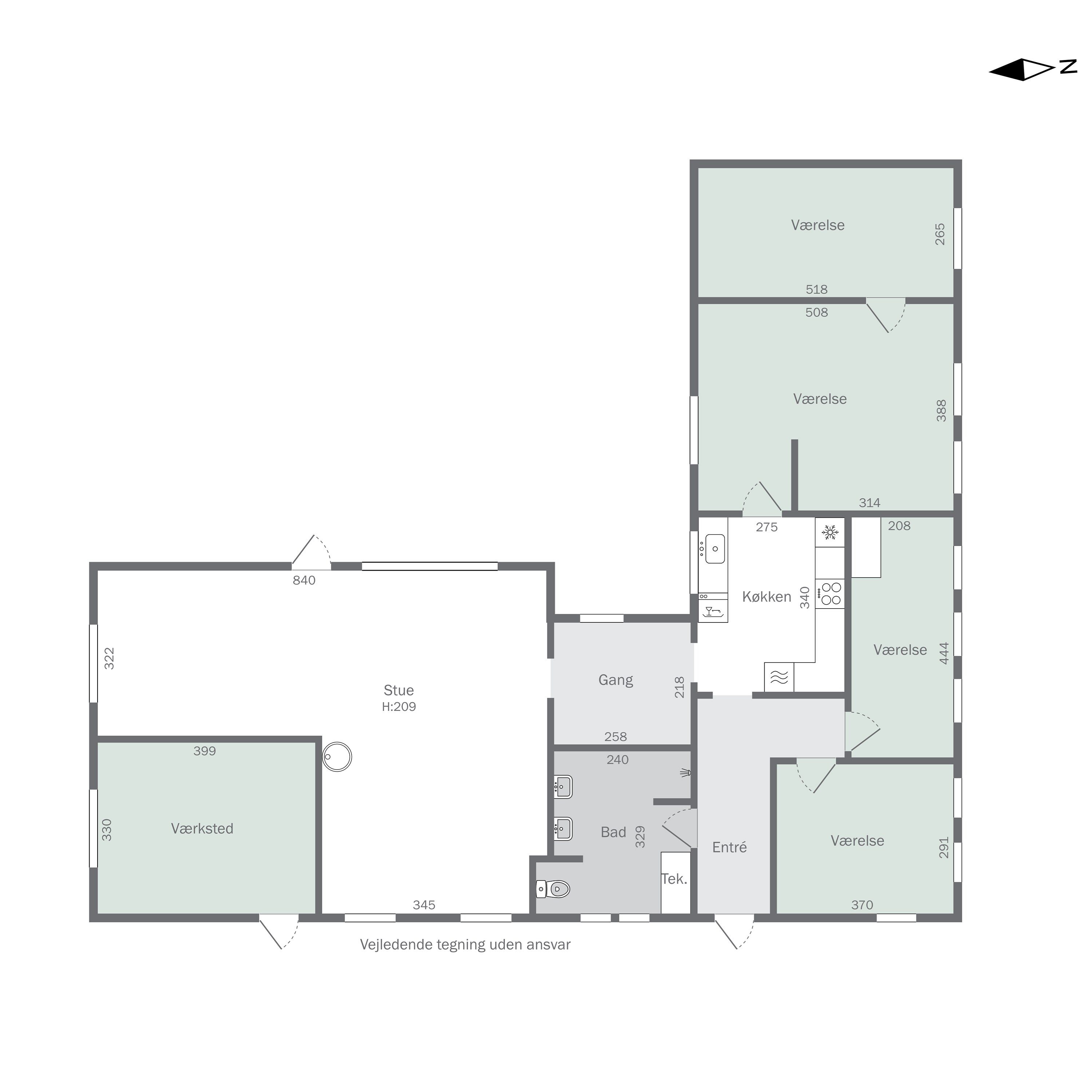Plantegninger billede af Nyborgvej 25, 5550 Langeskov