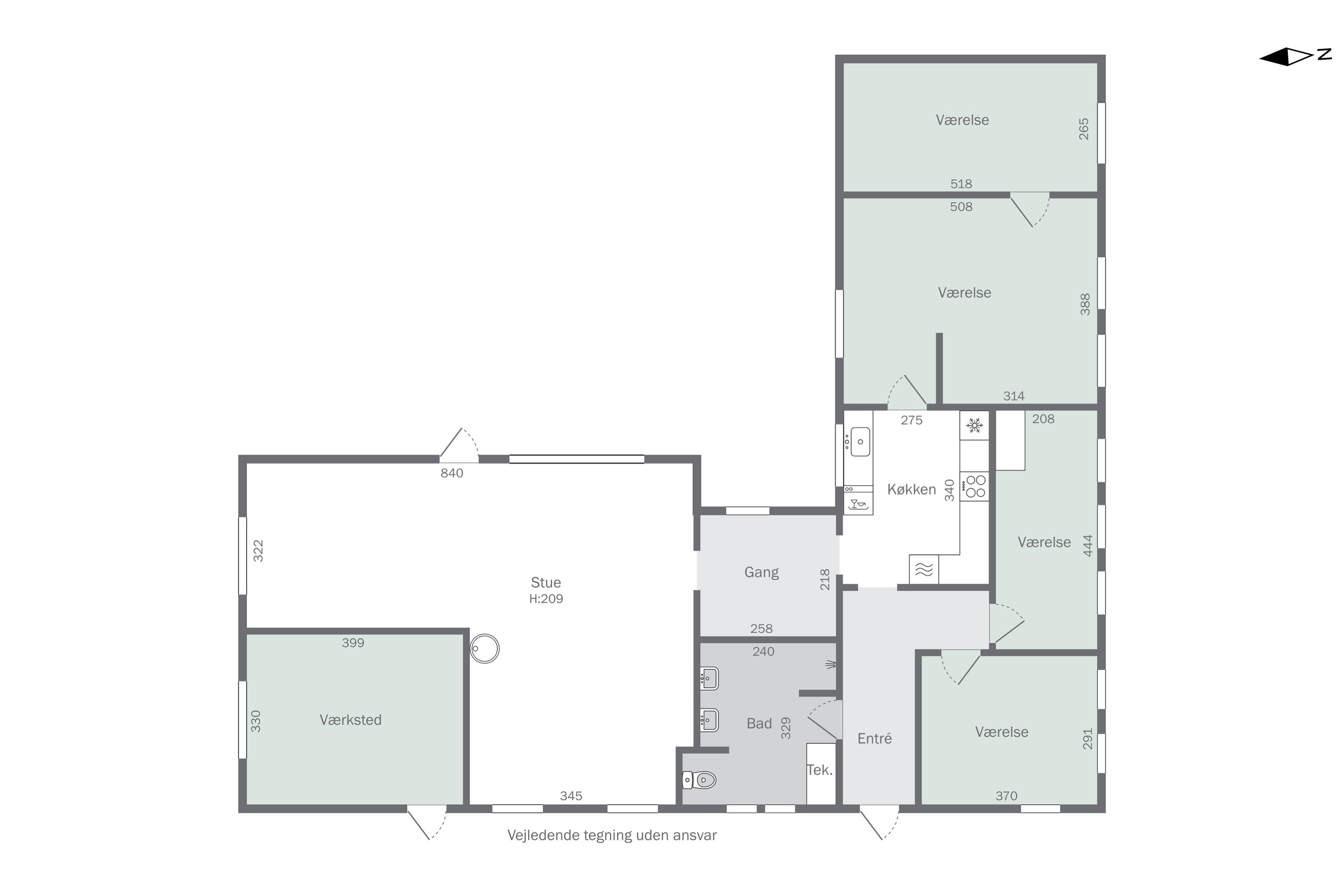 Plantegninger billede af Nyborgvej 25, 5550 Langeskov