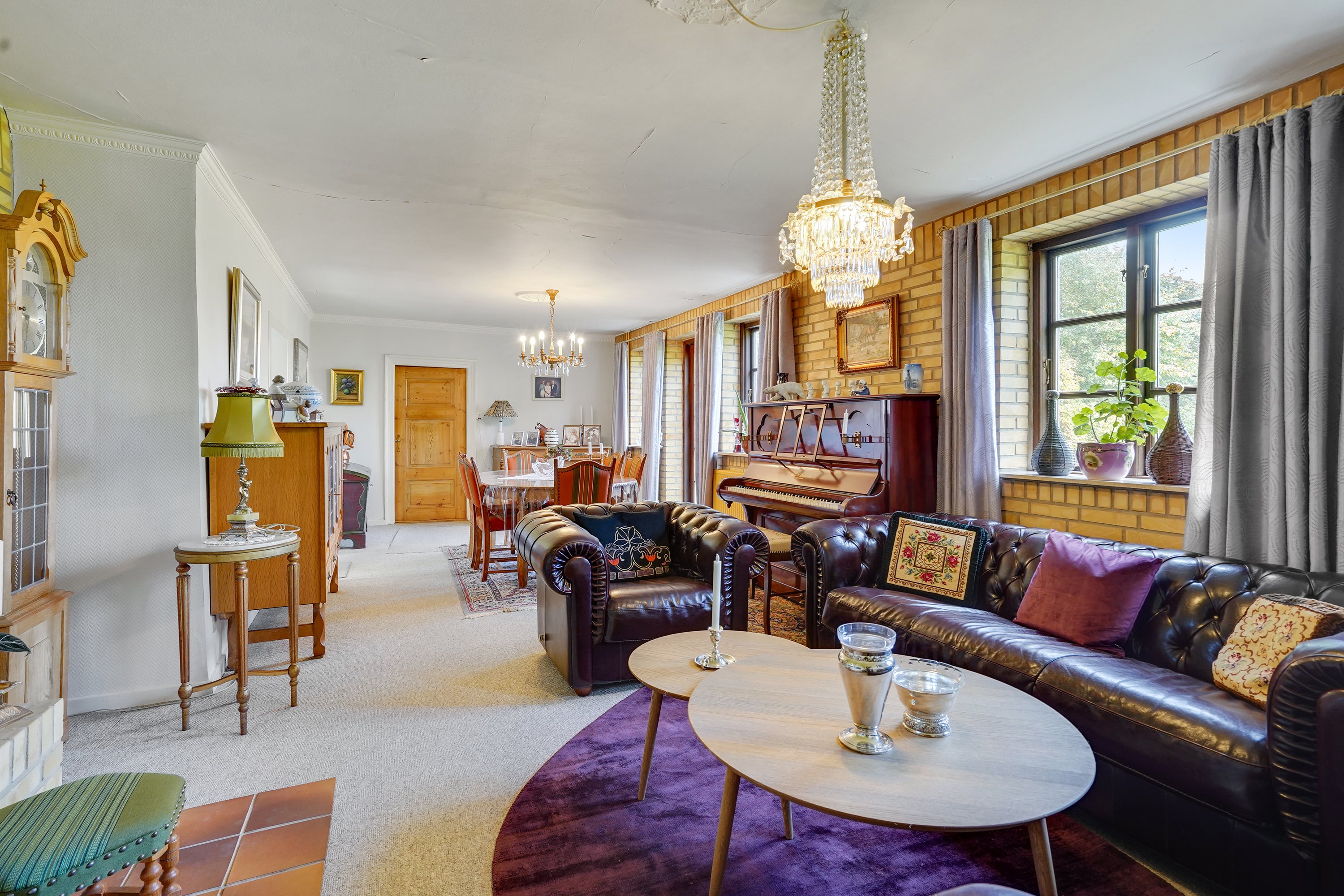 Fremhævet dagligstue billede i fuldskærmstilstand. Billede af Vollerup Gårde 7, 4200 Slagelse