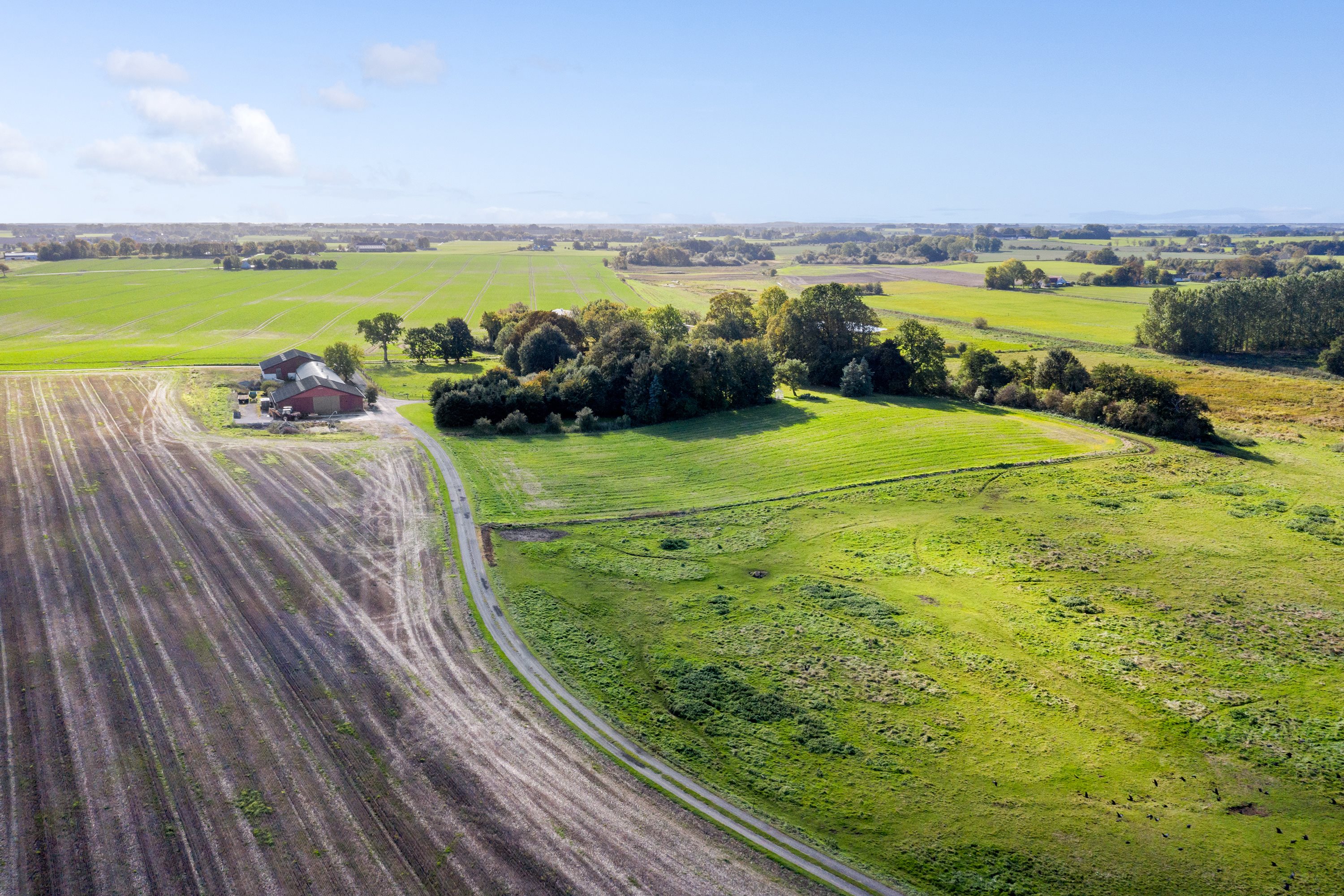 Fremhævet luftfoto billede i fuldskærmstilstand. Billede af Vollerup Gårde 7, 4200 Slagelse
