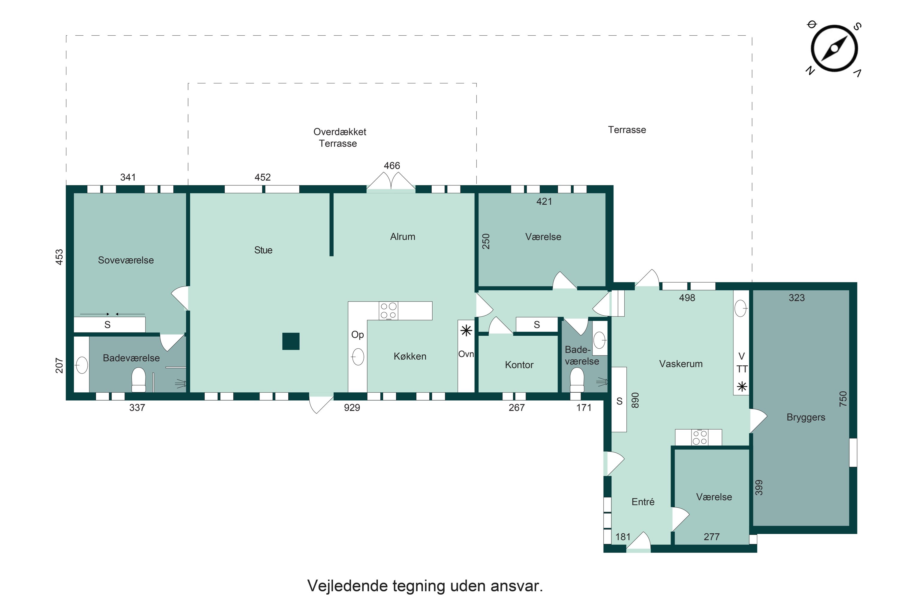 Plantegninger billede af Sverrigsvej 5, Klakring, 7130 Juelsminde