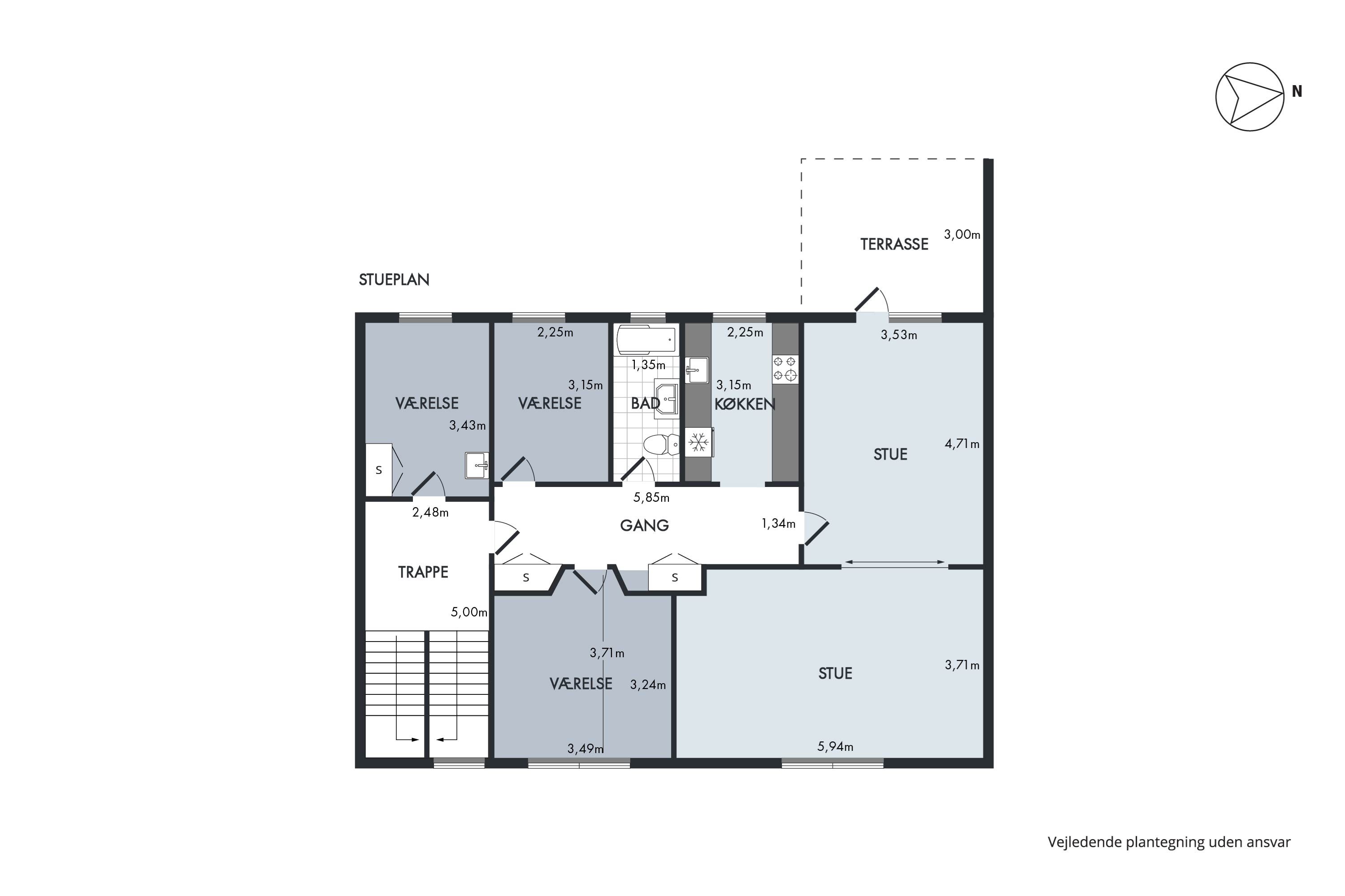 Plantegninger billede af Overgade 28, 8400 Ebeltoft
