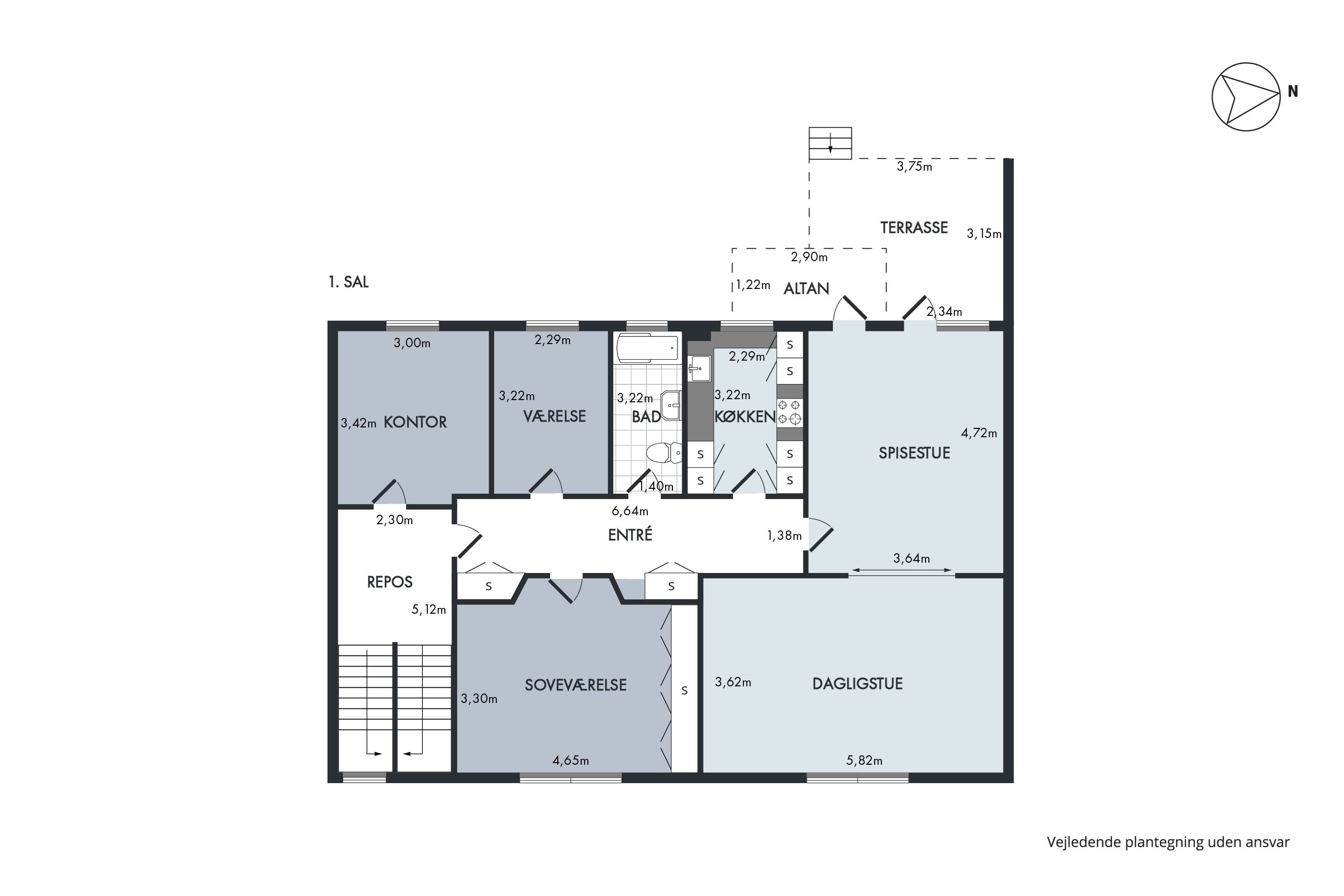 Plantegninger billede af Overgade 28, 8400 Ebeltoft