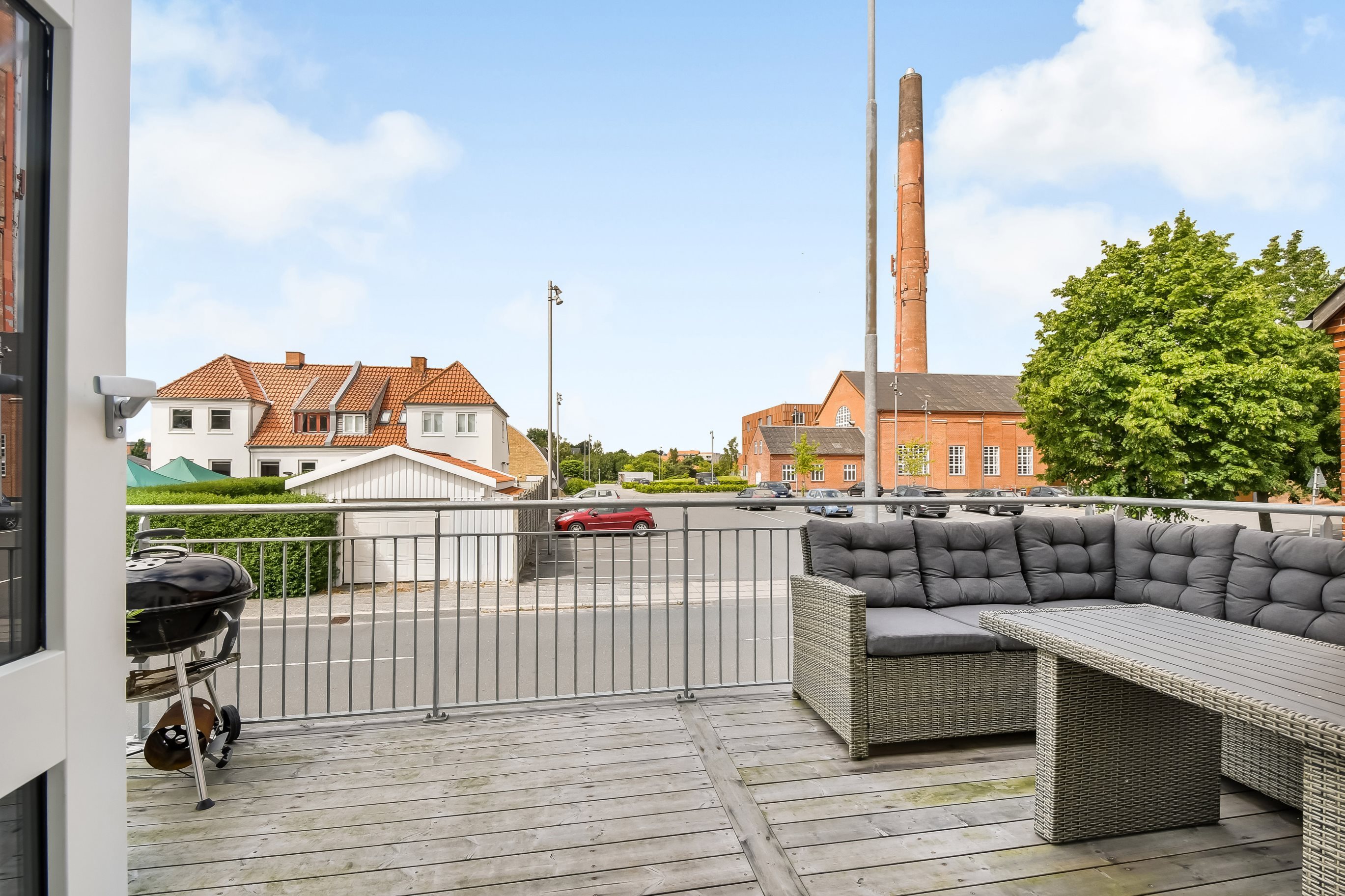 Fremhævet terrasse billede i fuldskærmstilstand. Billede af Helgolandsgade 29A, 7500 Holstebro