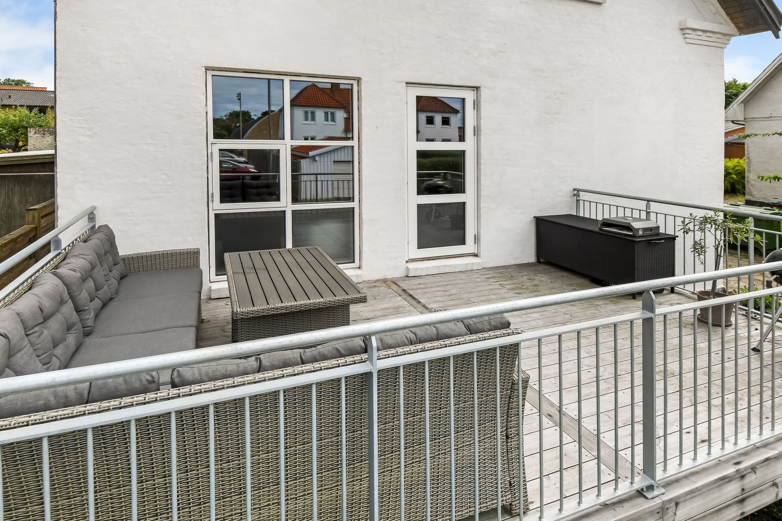 Fremhævet terrasse billede i fuldskærmstilstand. Billede af Helgolandsgade 29A, 7500 Holstebro