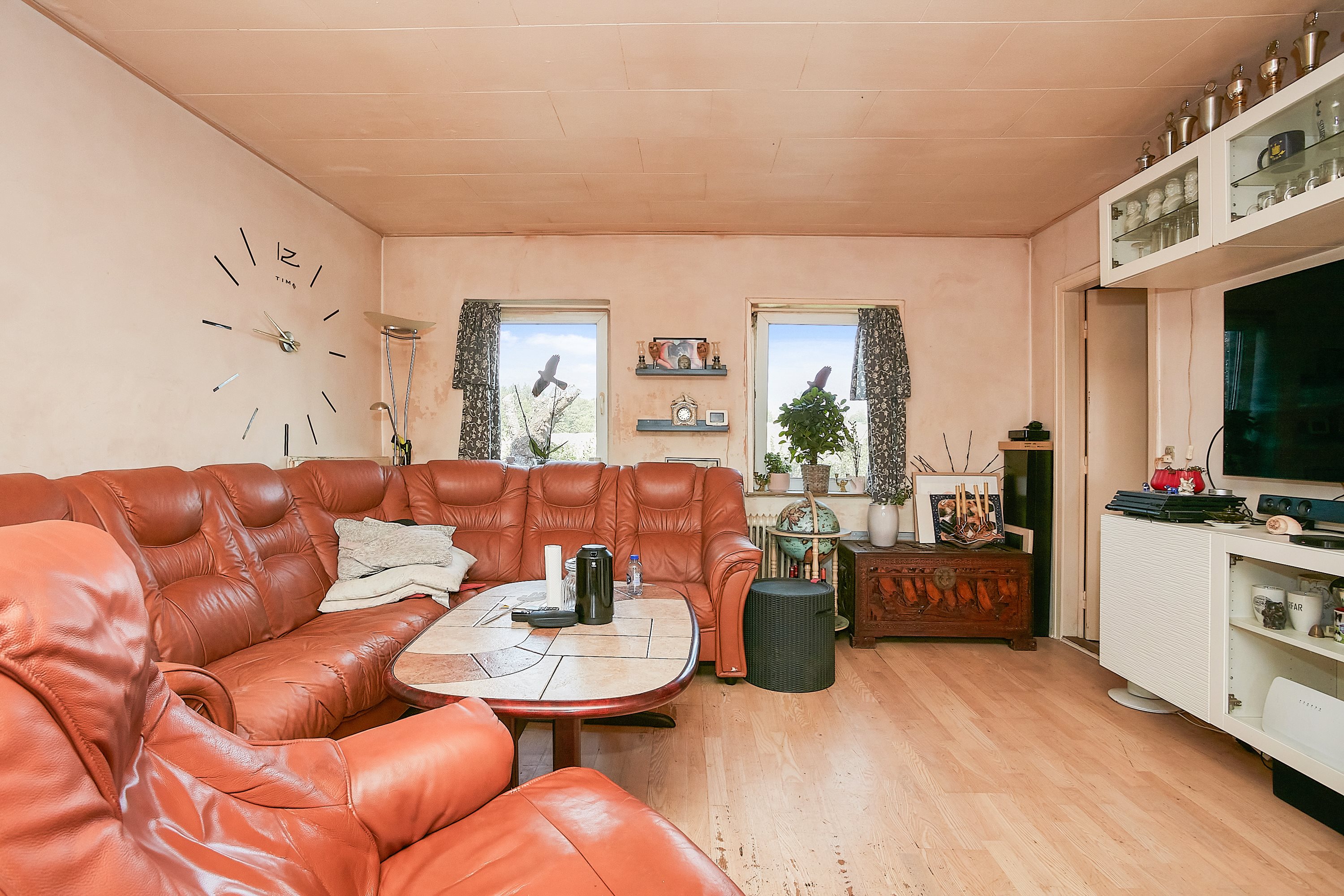 Fremhævet stue billede i fuldskærmstilstand. Billede af Borupvej 6, Ørskov, 8751 Gedved