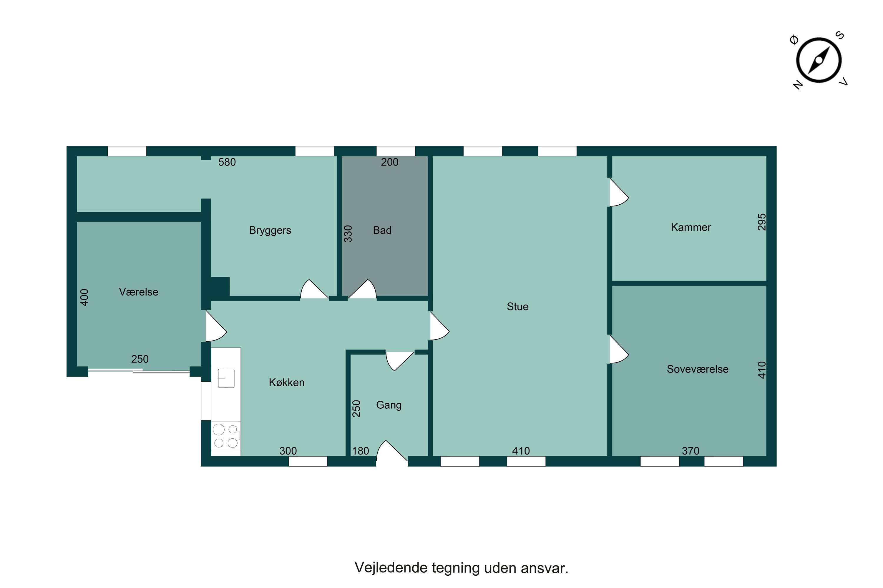 Plantegninger billede af Borupvej 6, Ørskov, 8751 Gedved