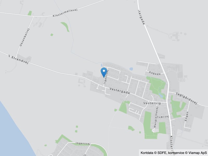 Fremhævet kort billede i fuldskærmstilstand. Billede af Irgensvej 3, 7770 Vestervig