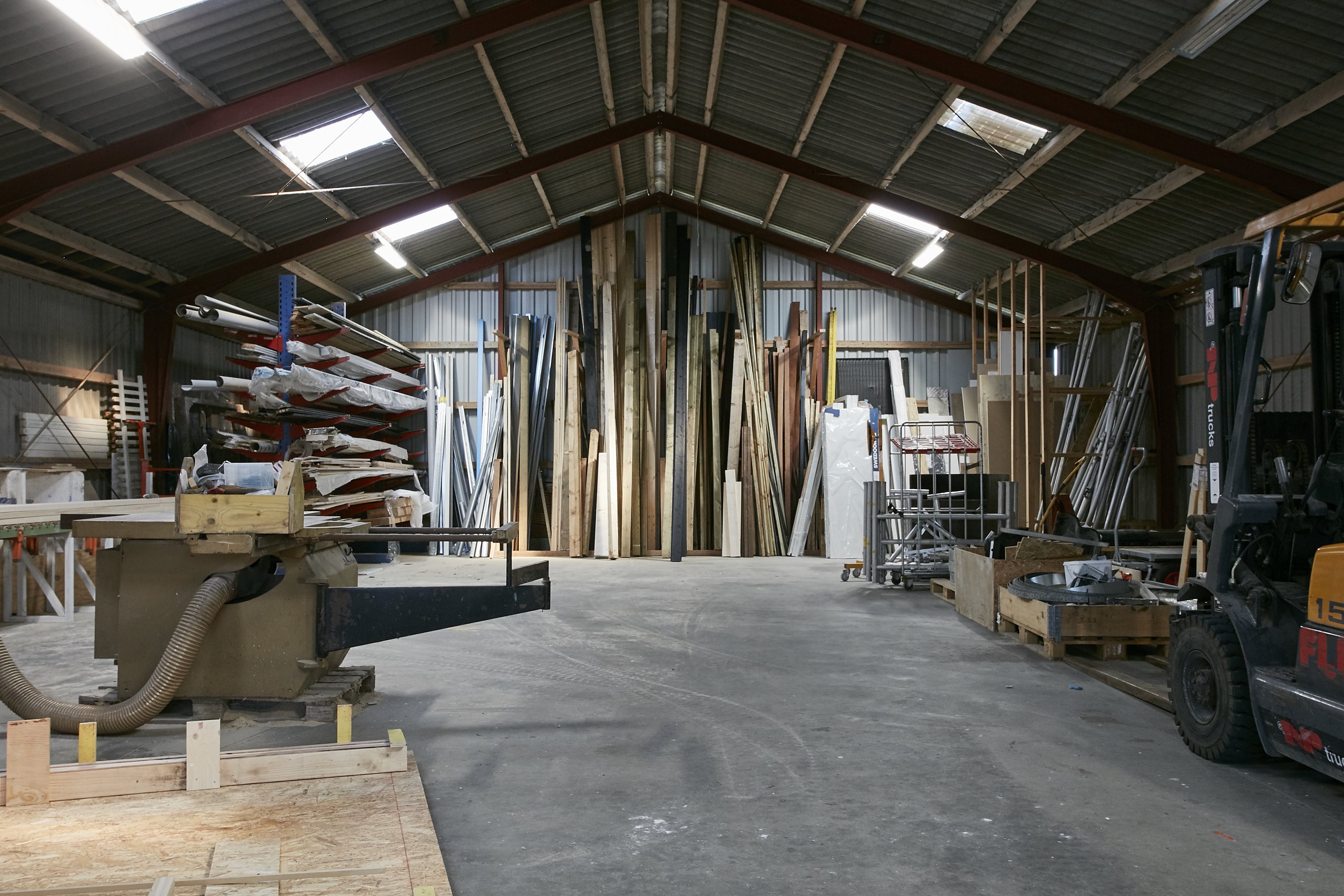 Fremhævet lagerhal billede i fuldskærmstilstand. Billede af Østrupvej 49, Glud, 7130 Juelsminde