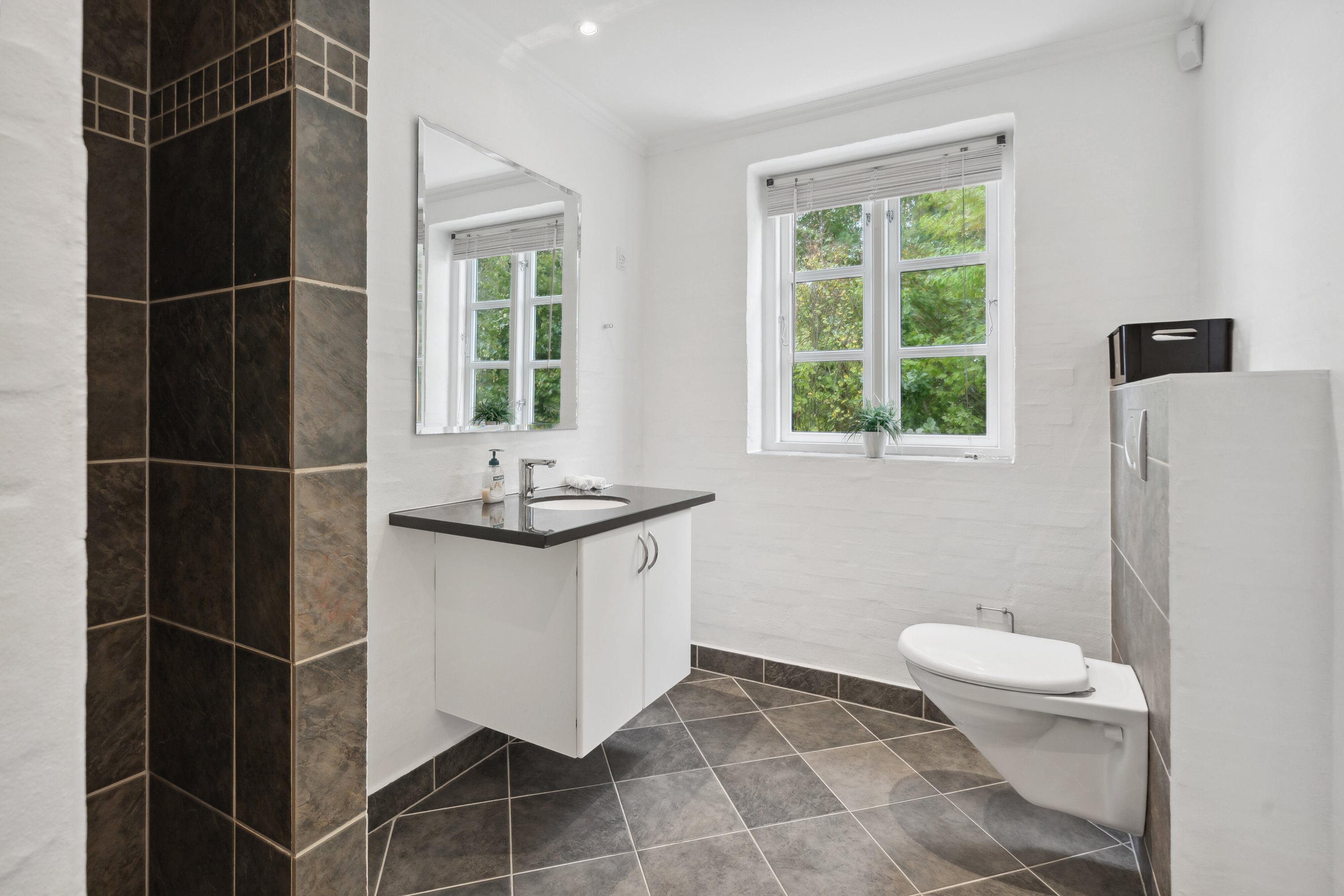 Fremhævet badeværelse billede i fuldskærmstilstand. Billede af Sønderbjerge 2, Vilsbæk, 6330 Padborg