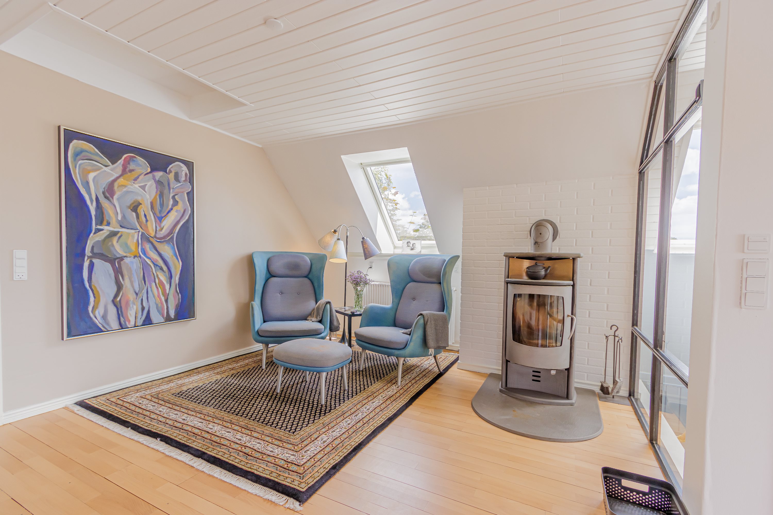 Fremhævet stue billede i fuldskærmstilstand. Billede af Strandvejen 152, Hou, 9370 Hals