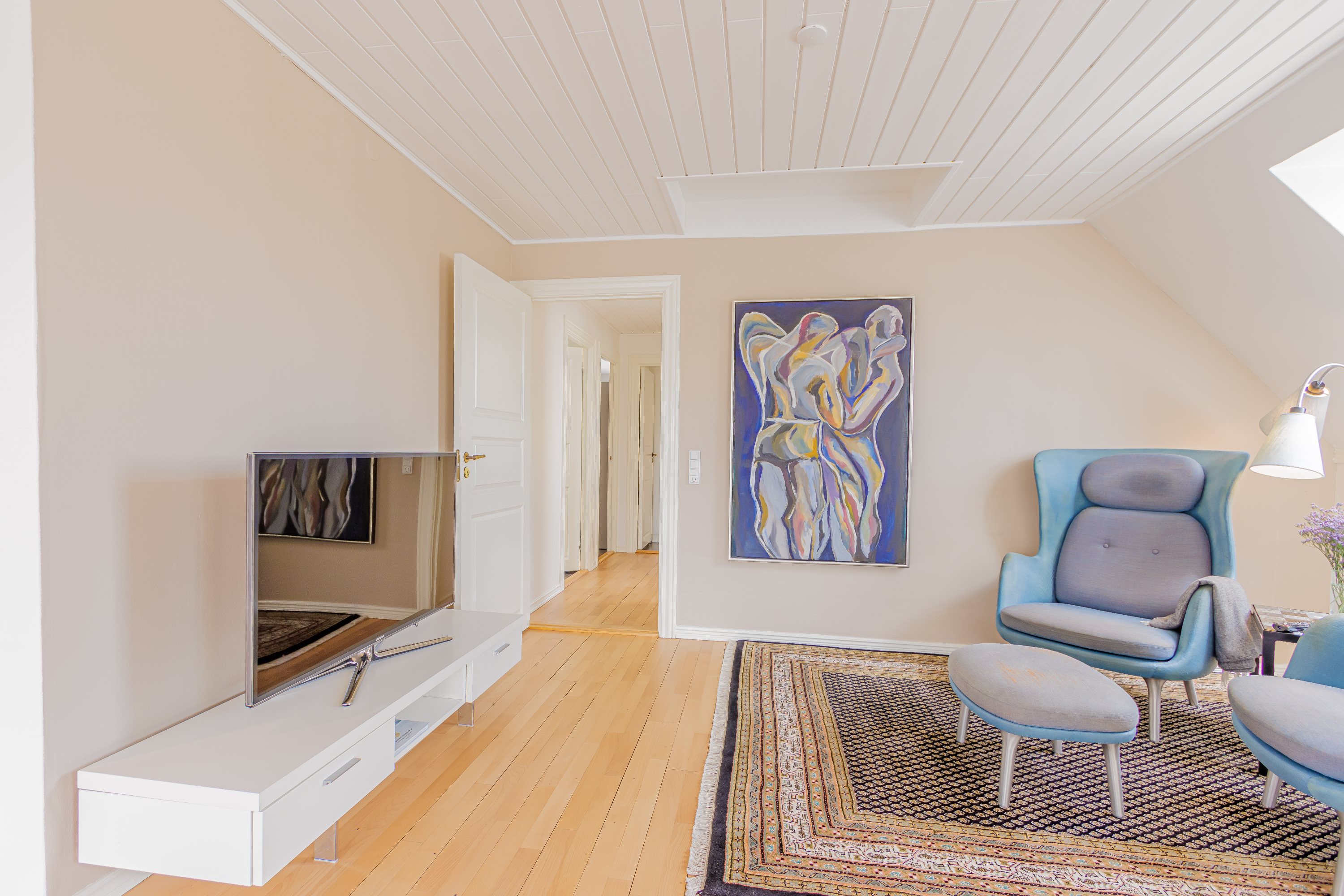 Fremhævet stue billede i fuldskærmstilstand. Billede af Strandvejen 152, Hou, 9370 Hals