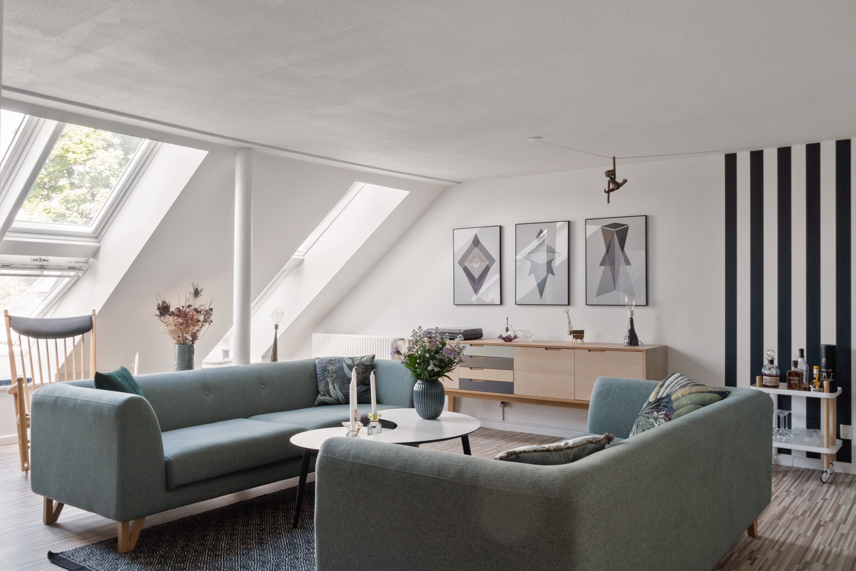 Fremhævet stue billede i fuldskærmstilstand. Billede af Gosmervej 104, Halling, 8300 Odder