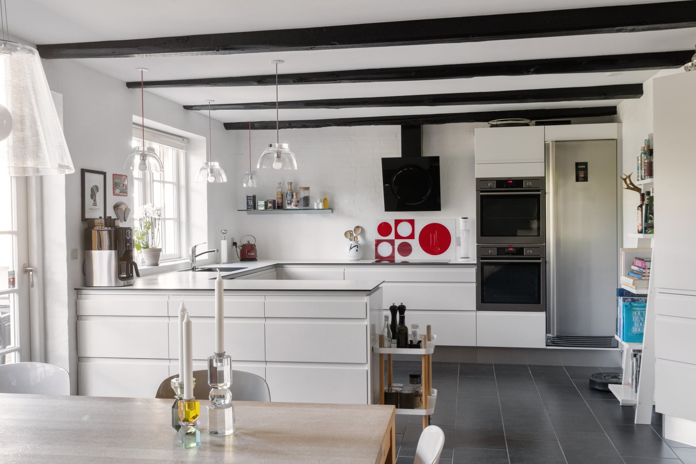 Fremhævet køkken billede i fuldskærmstilstand. Billede af Gosmervej 104, Halling, 8300 Odder