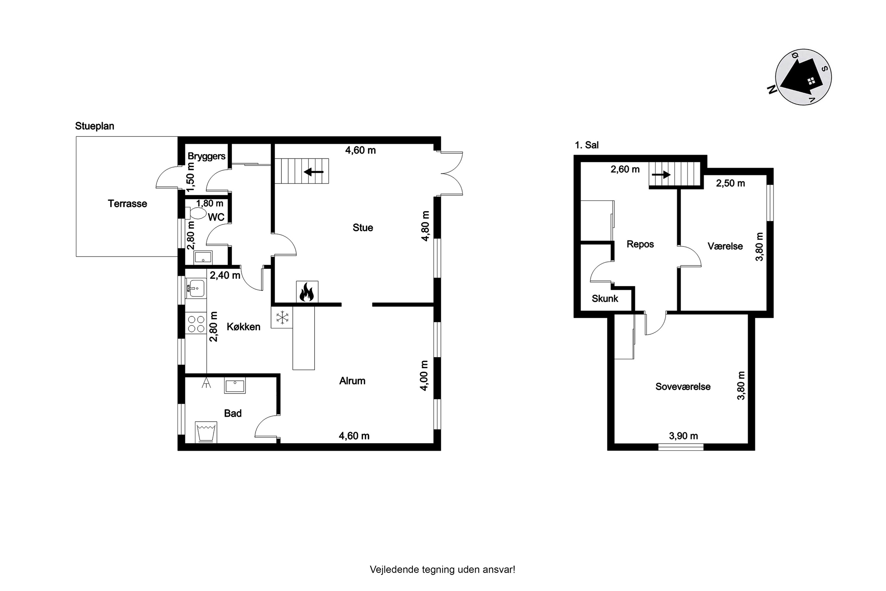Plantegninger billede af Hovedgaden 69, Nordby, 6720 Fanø