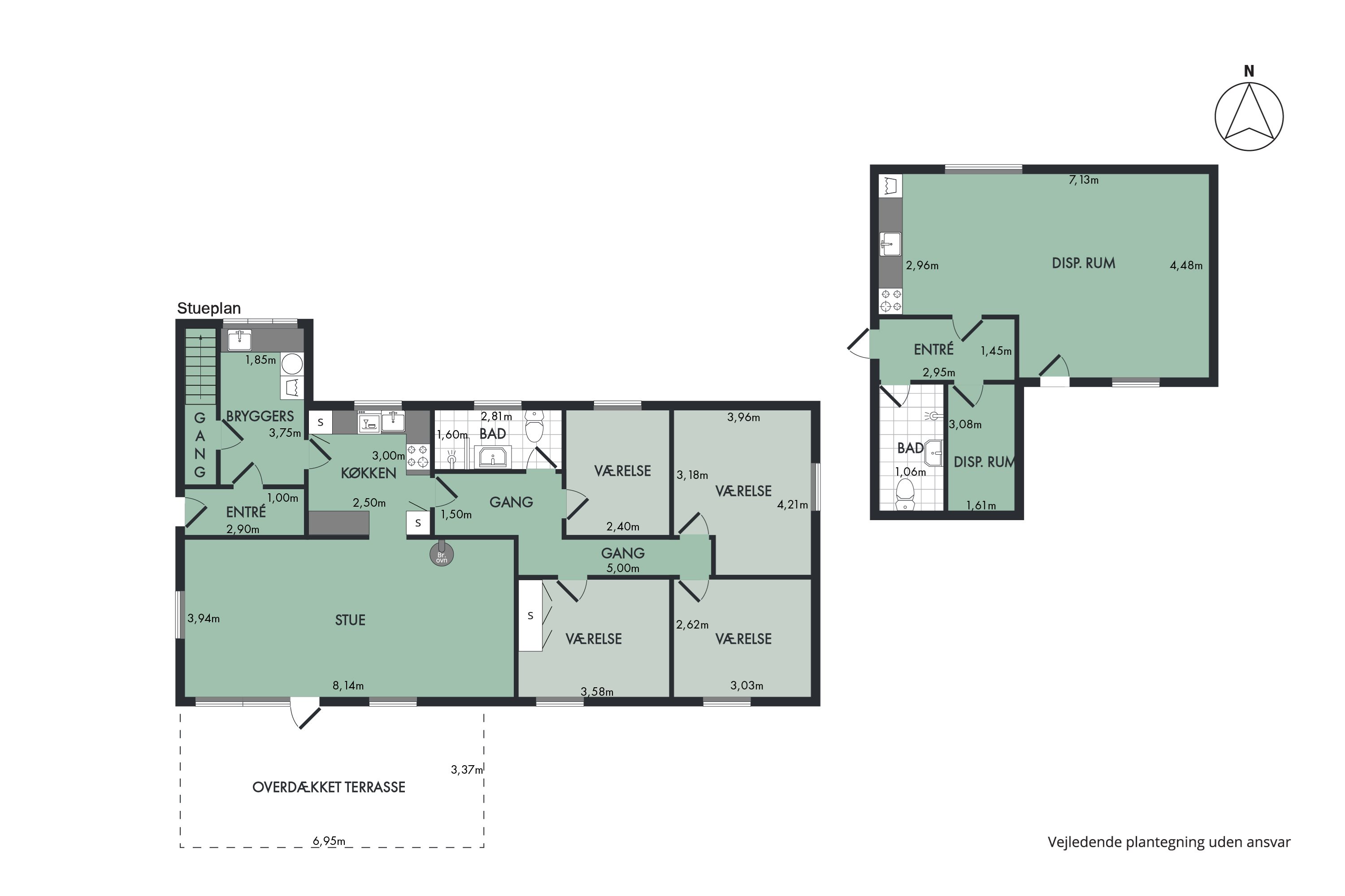Plantegninger billede af Møgelvangsvej 12, Dalbyover, 8970 Havndal