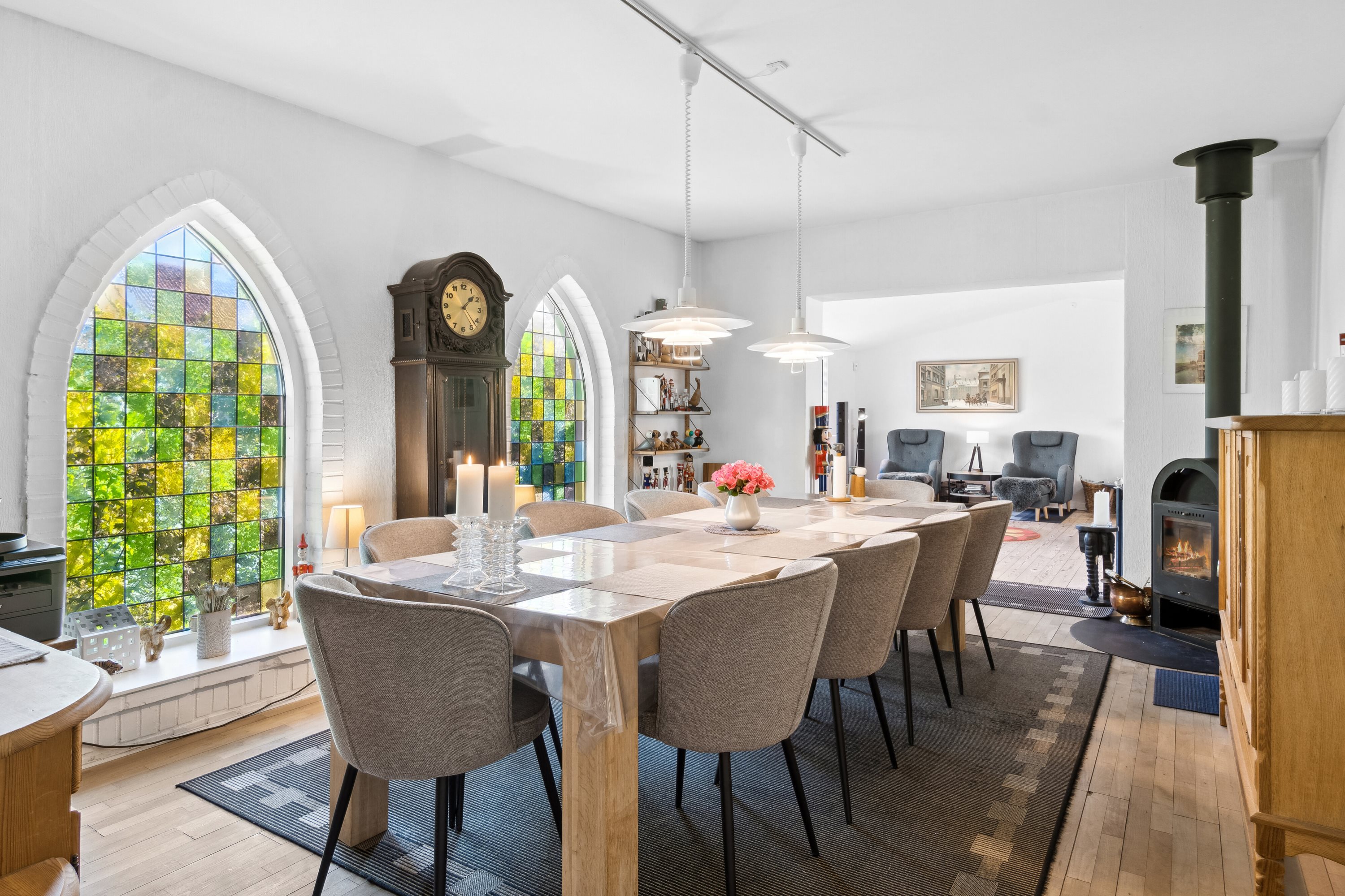 Fremhævet spisestue billede i fuldskærmstilstand. Billede af Rugvænget 26, 4700 Næstved