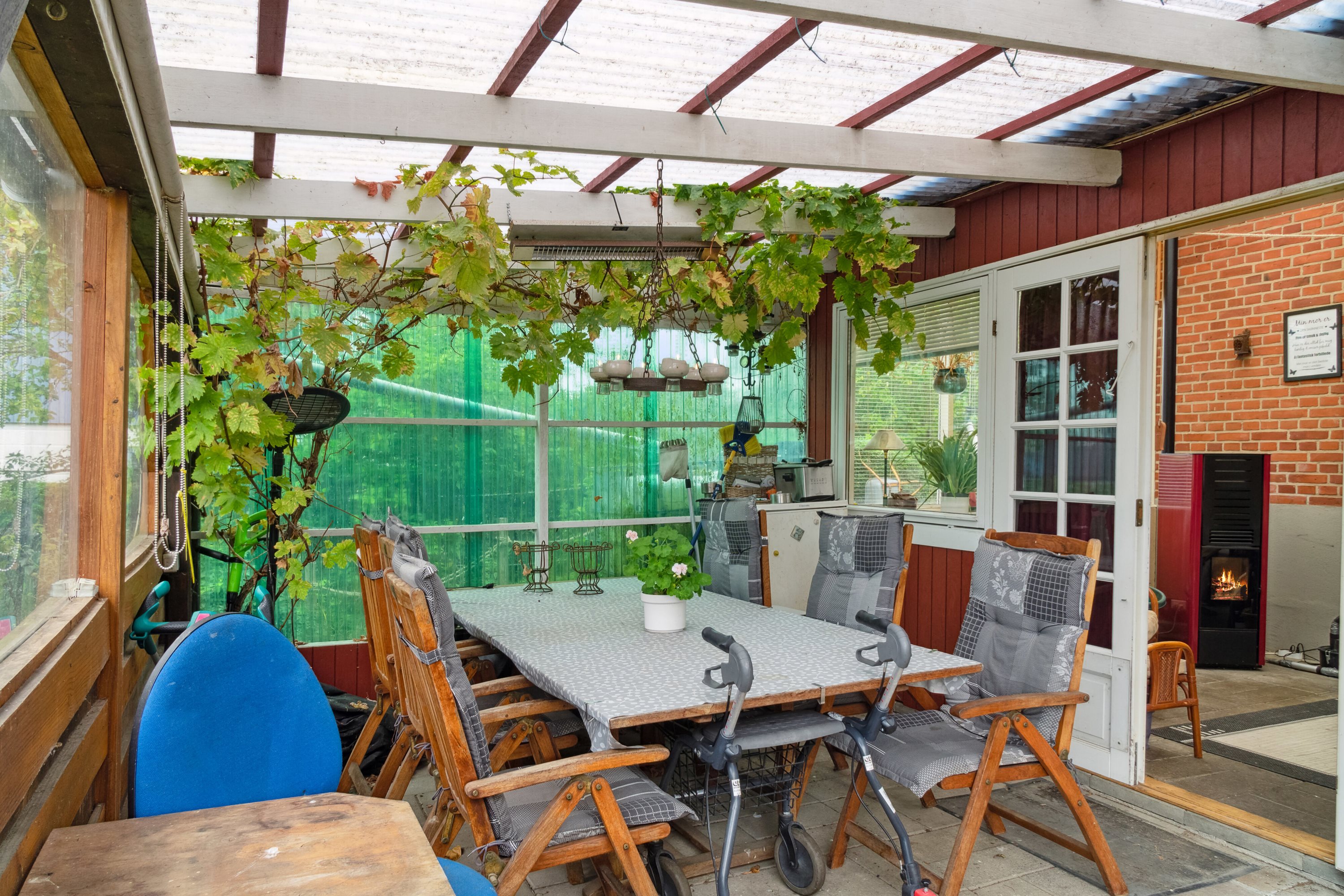 Fremhævet overdækket terrasse billede i fuldskærmstilstand. Billede af Birkevej 5, 4720 Præstø